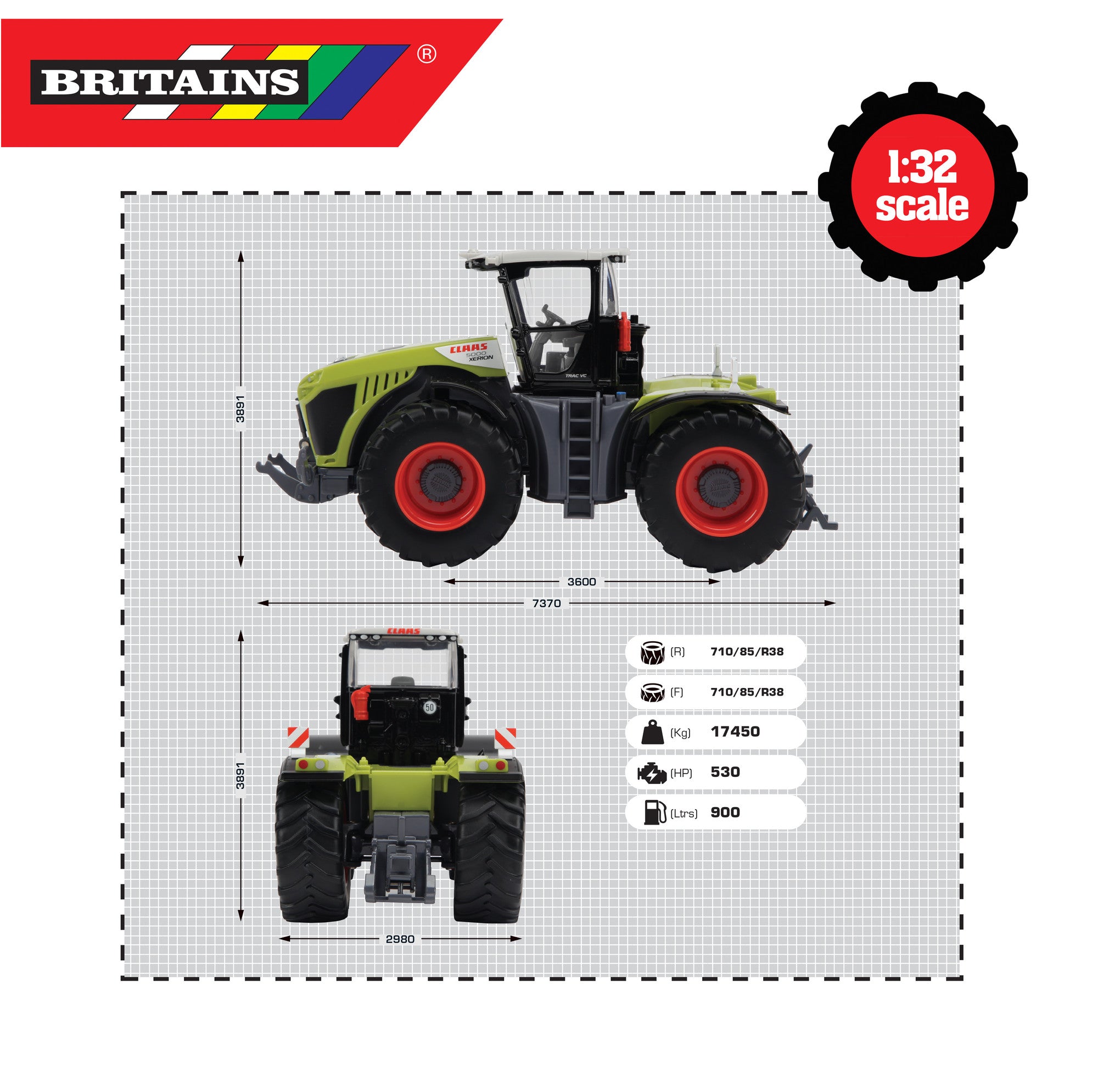 Claas Xerion 5000 Tractor