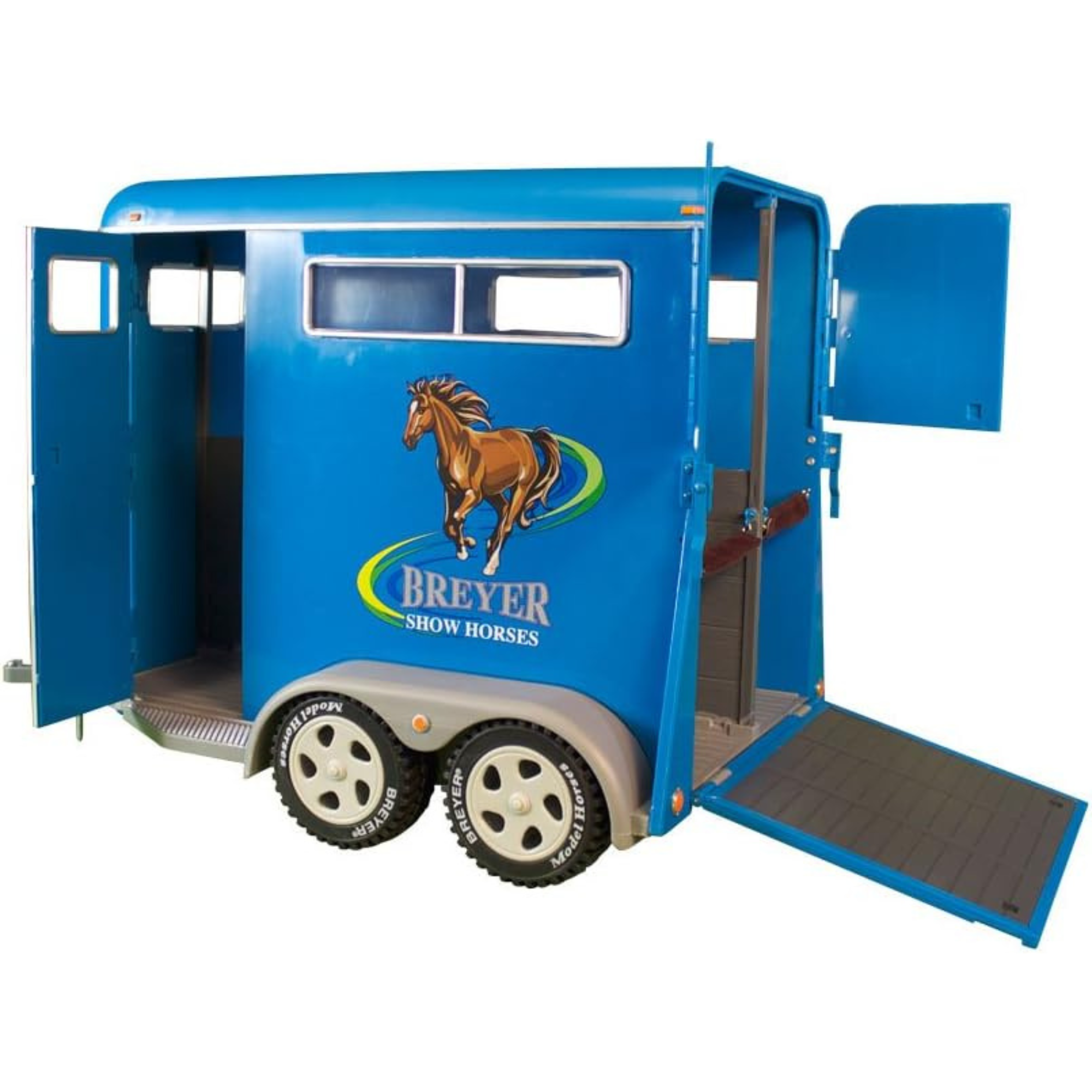 Large toy horse trailer and truck shop
