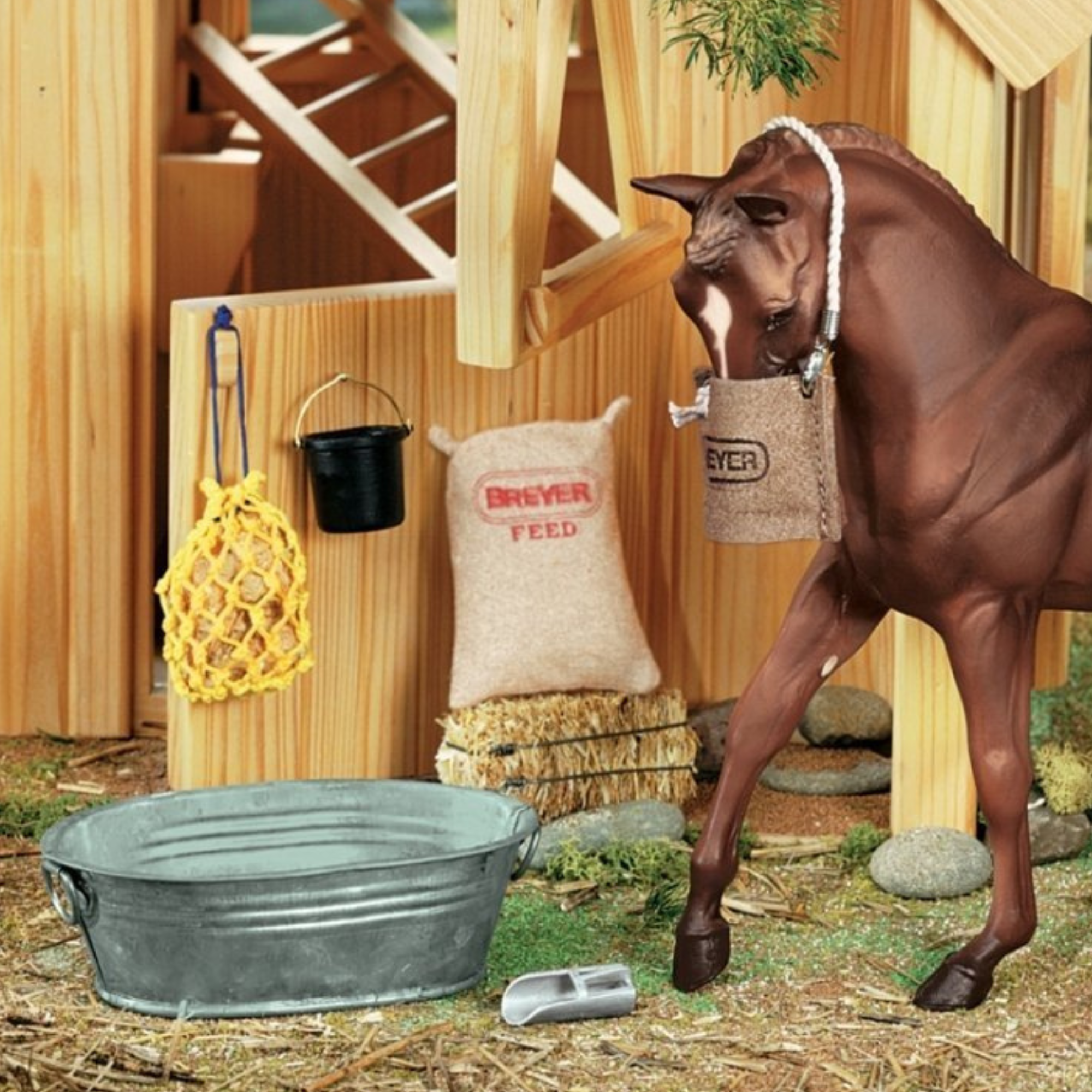 Breyer Traditional 2486 Stable Feed Playset