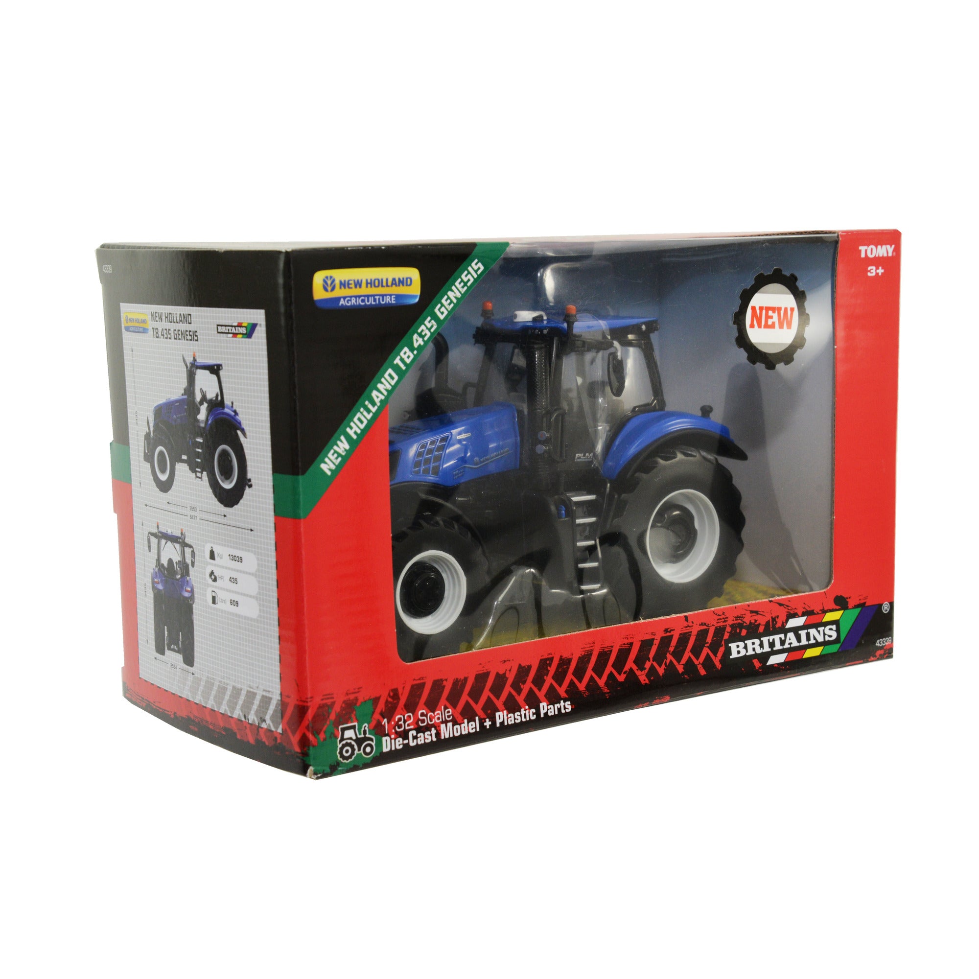 Boxed Britains New Holland T8 Genesis Toy Tractor