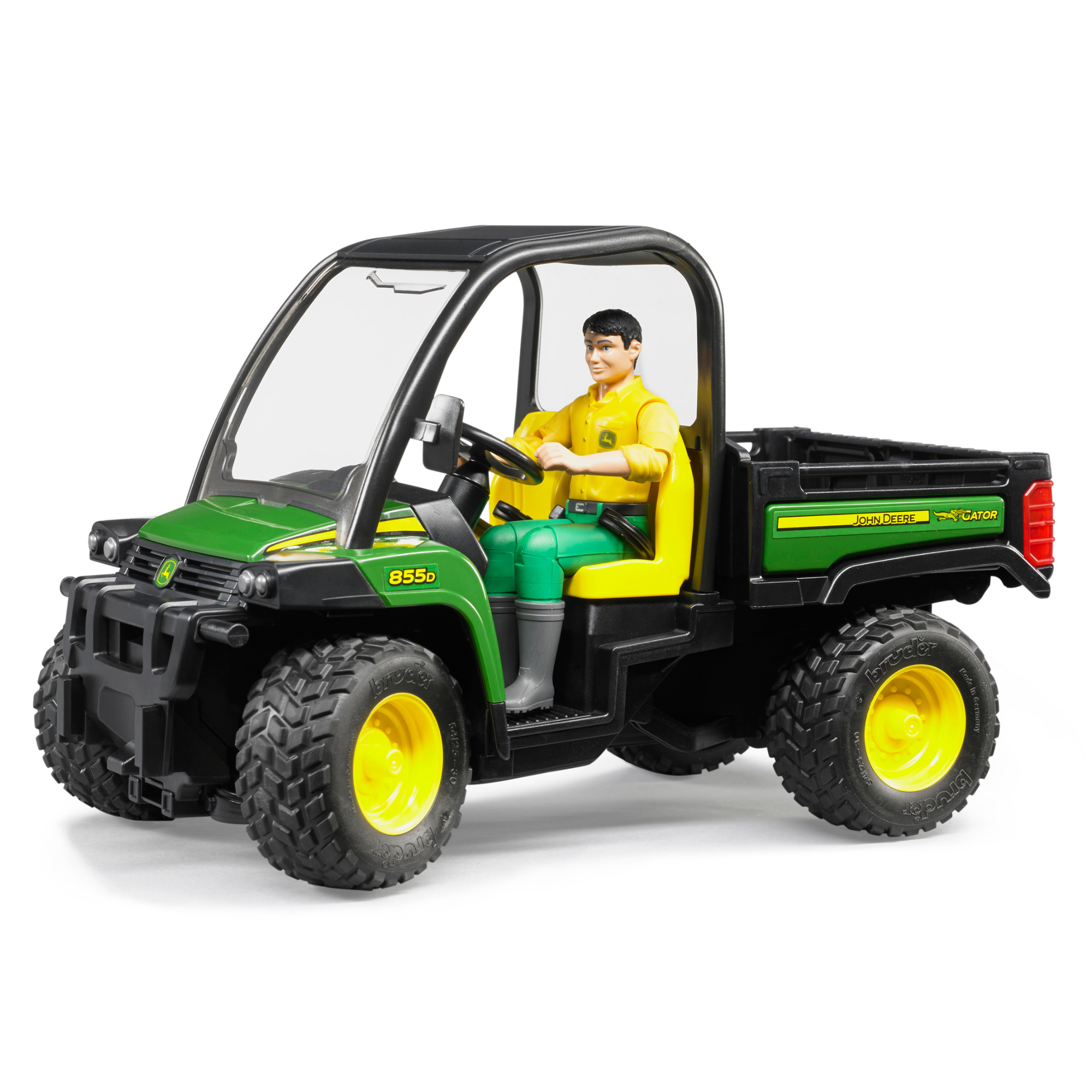 Bruder Toys John Deere Gator XUV 855D with Driver