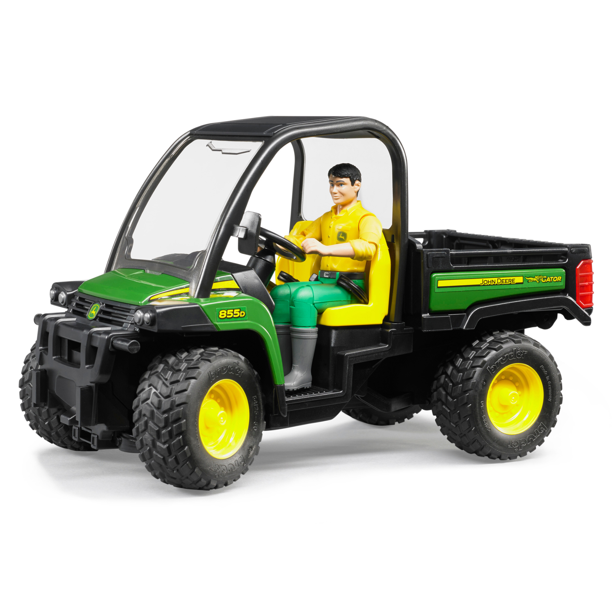 Bruder Toys John Deere Gator XUV 855D with Driver