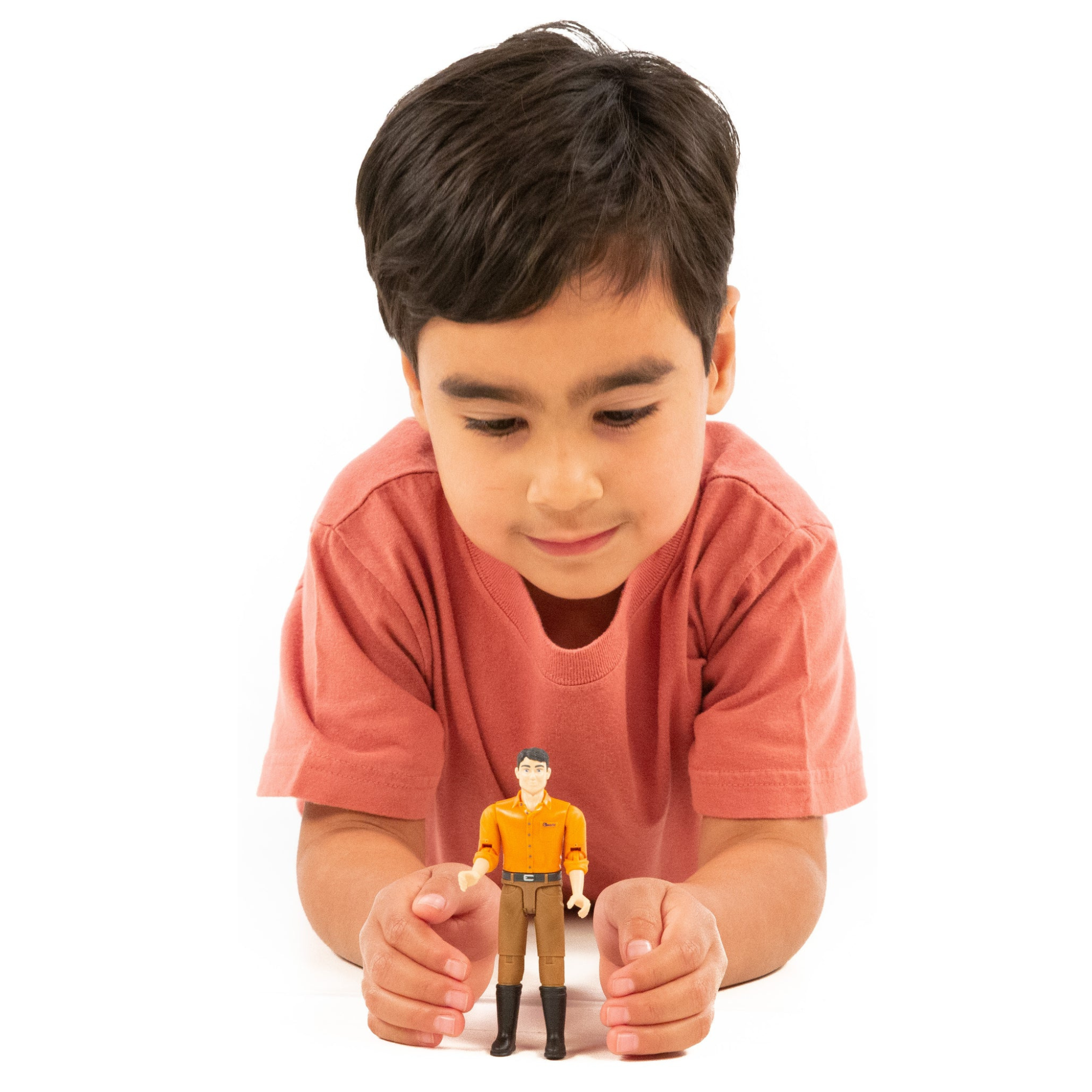 Man with Brown Jeans & Wellies