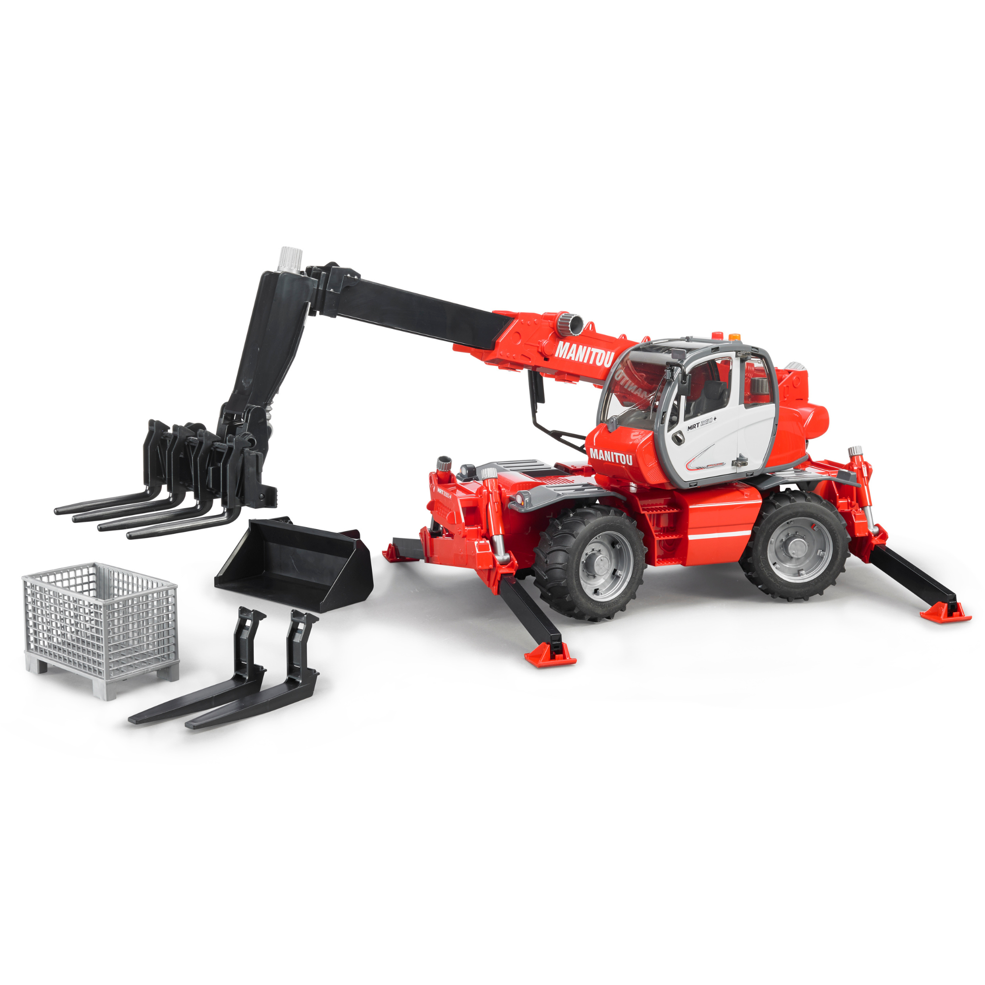 Bruder Toys Manitou MRT 2159 with Accessories