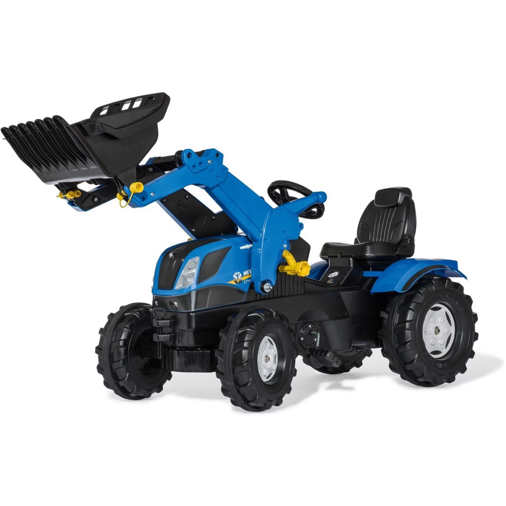 Rolly Farmtrac New Holland T7 Pedal Tractor with Frontloader & Pneumatic Tyres