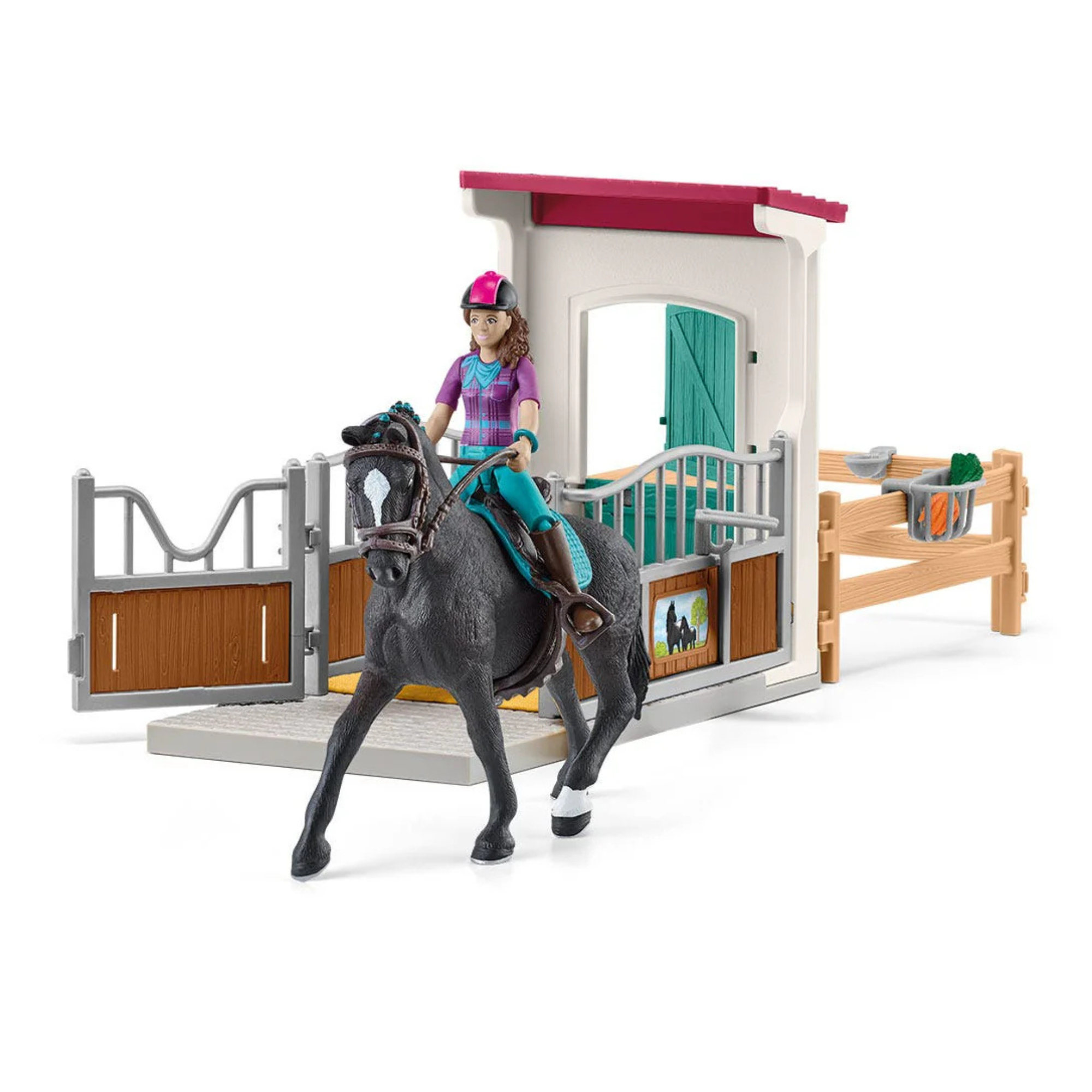 Horse Box with Lisa & Storm 42709