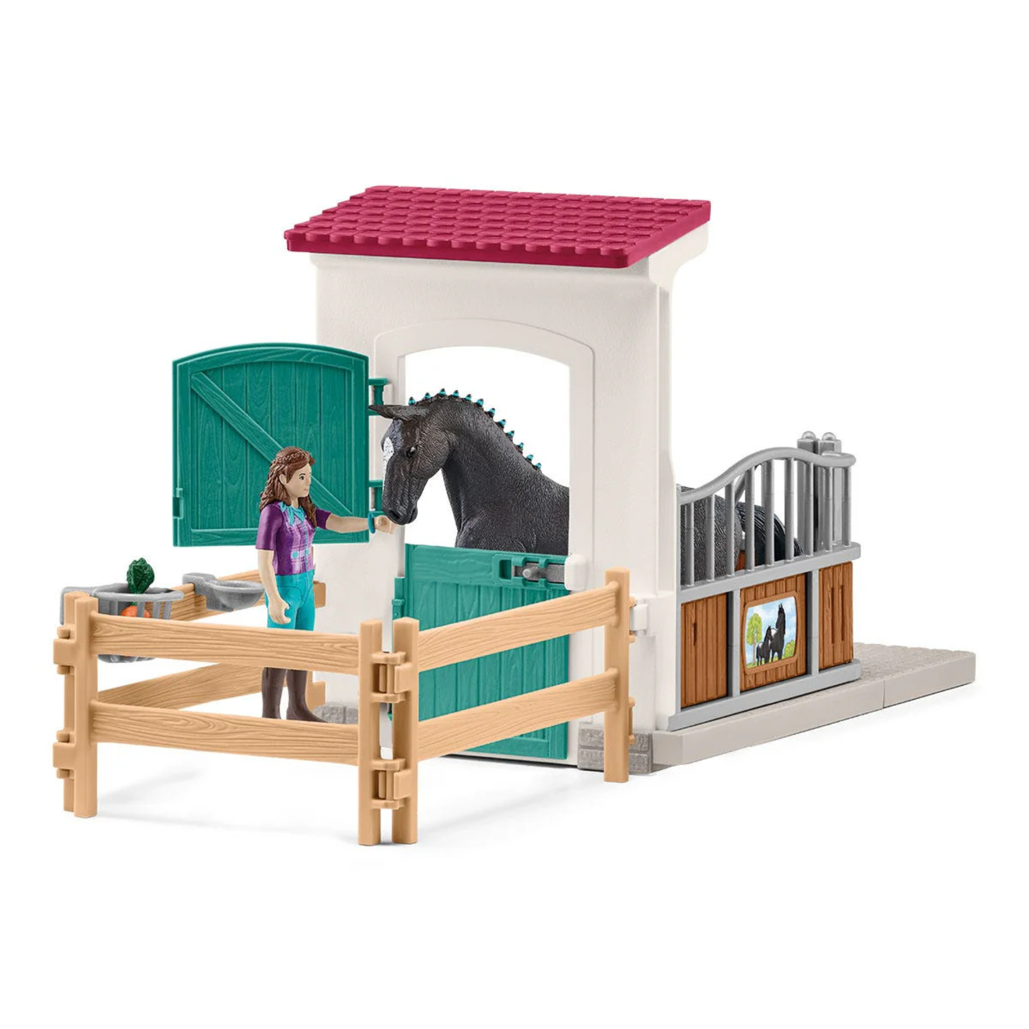 Horse Box with Lisa & Storm 42709