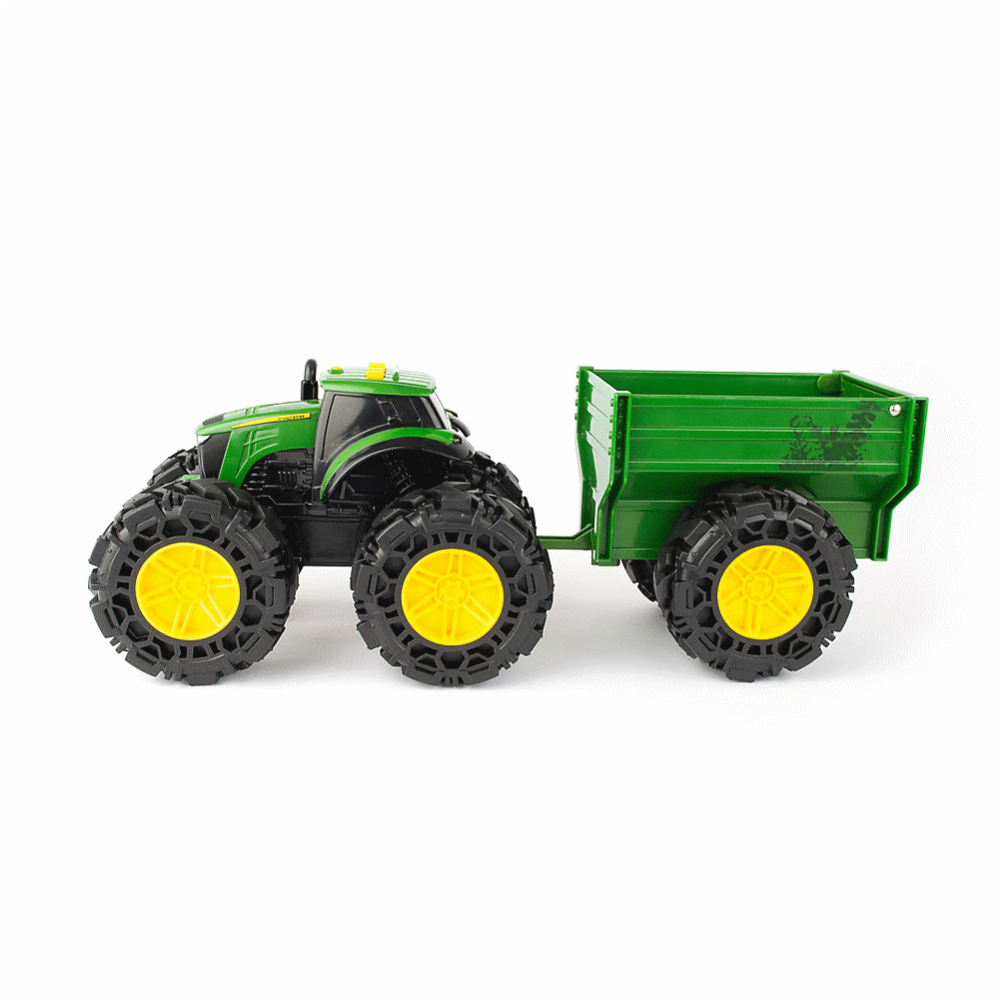 John Deere Monster Treads Tractor with Trailer