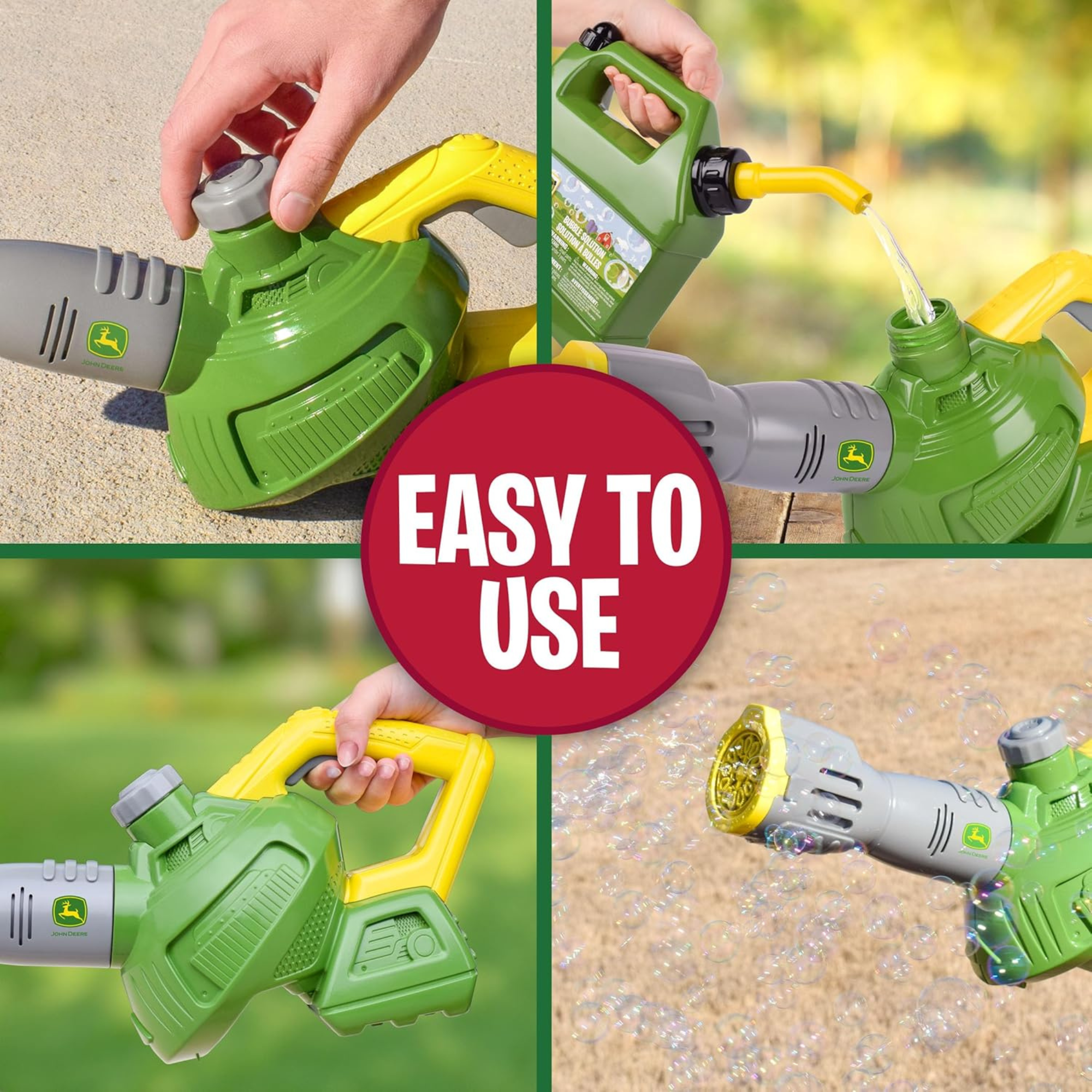 John Deere Bubble Leaf Blower Toy