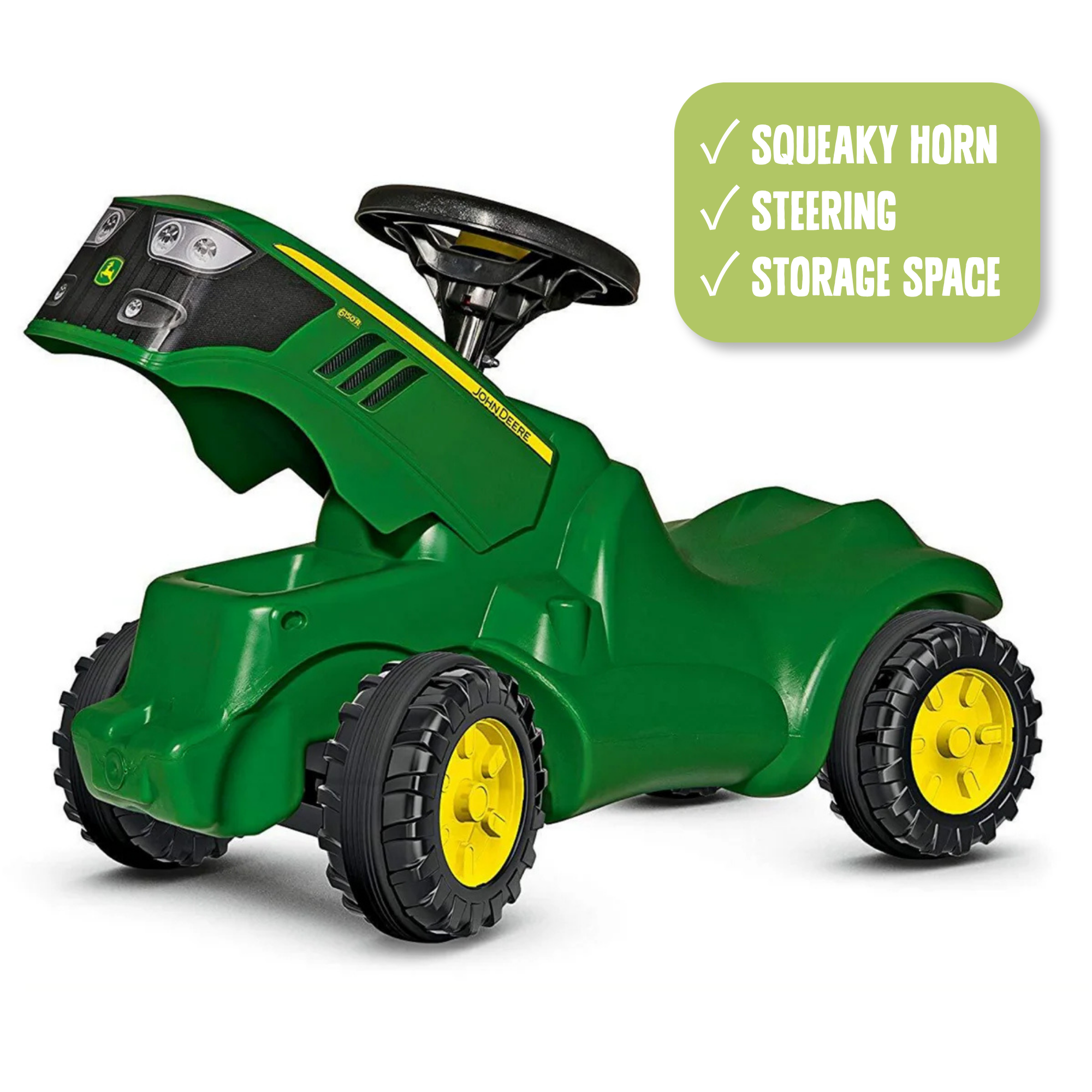 John Deere Rolly Minitrac Ride On Tractor AND Trailer