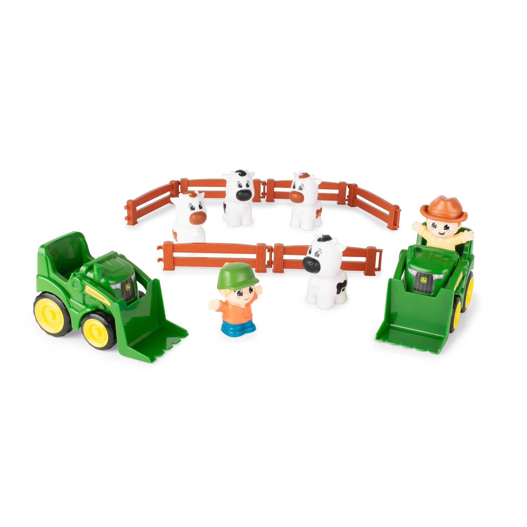 John Deere The Cows Are Out Playset Figurines and tractors