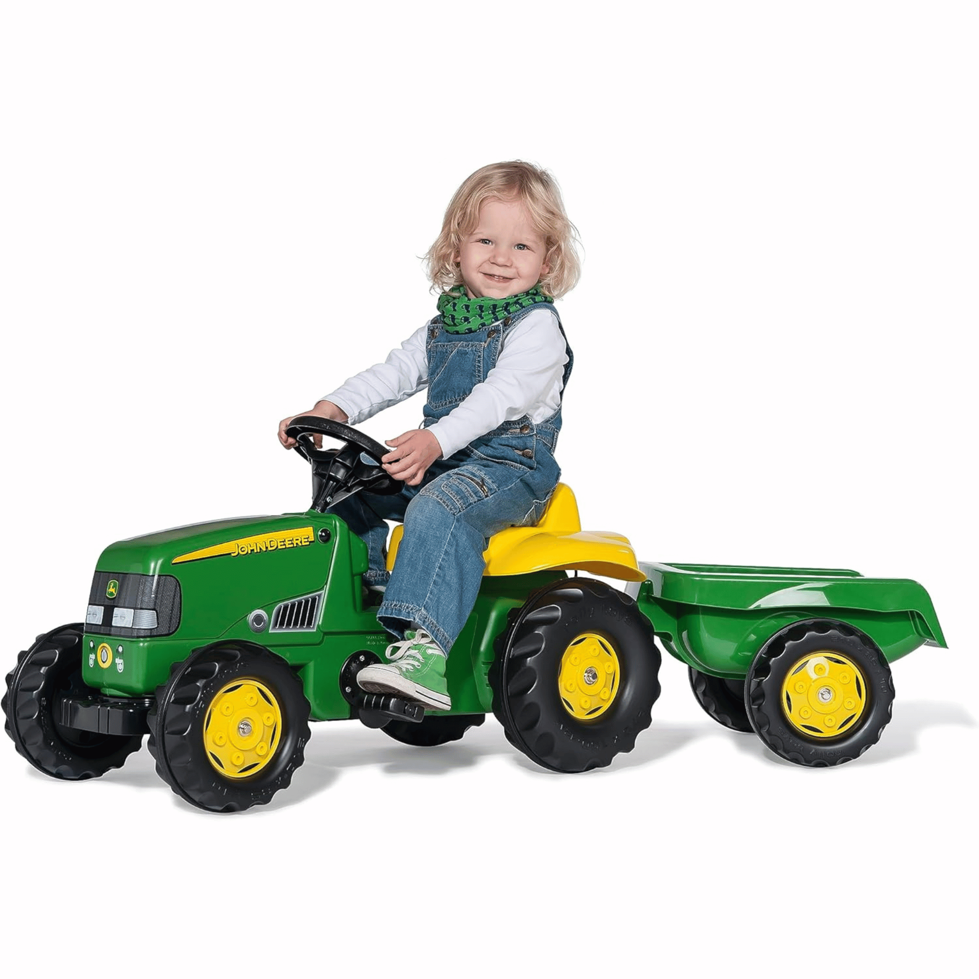 John Deere Tractor & Trailer Rolly Ride On
