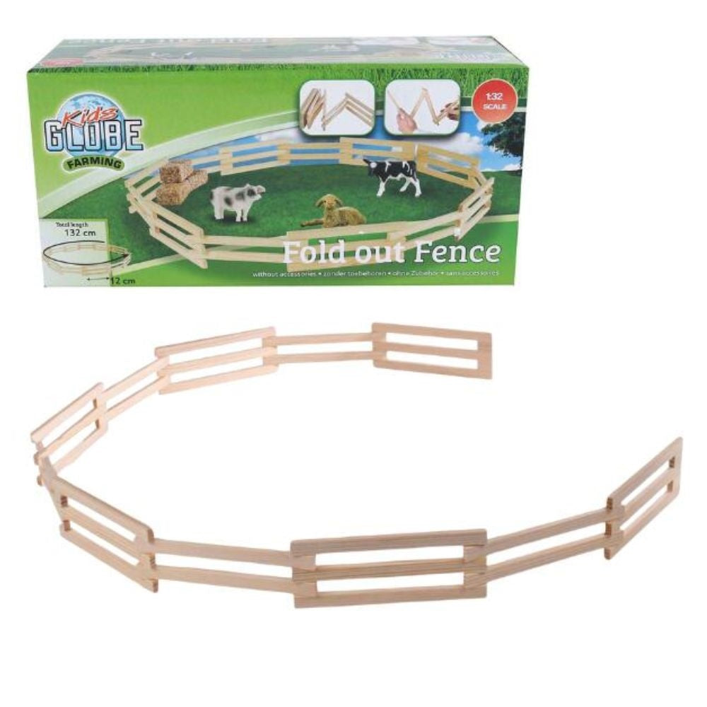 Kids Globe 1:32 Wooden Corral Fence – 132cm