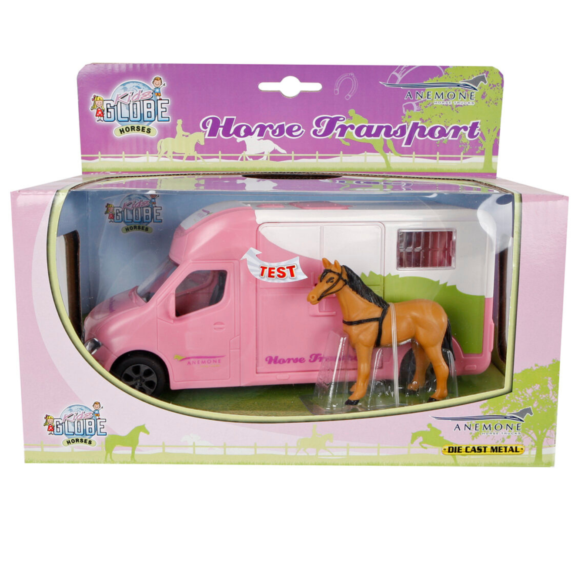 Pink Horse Truck with Light & Sound Boxed