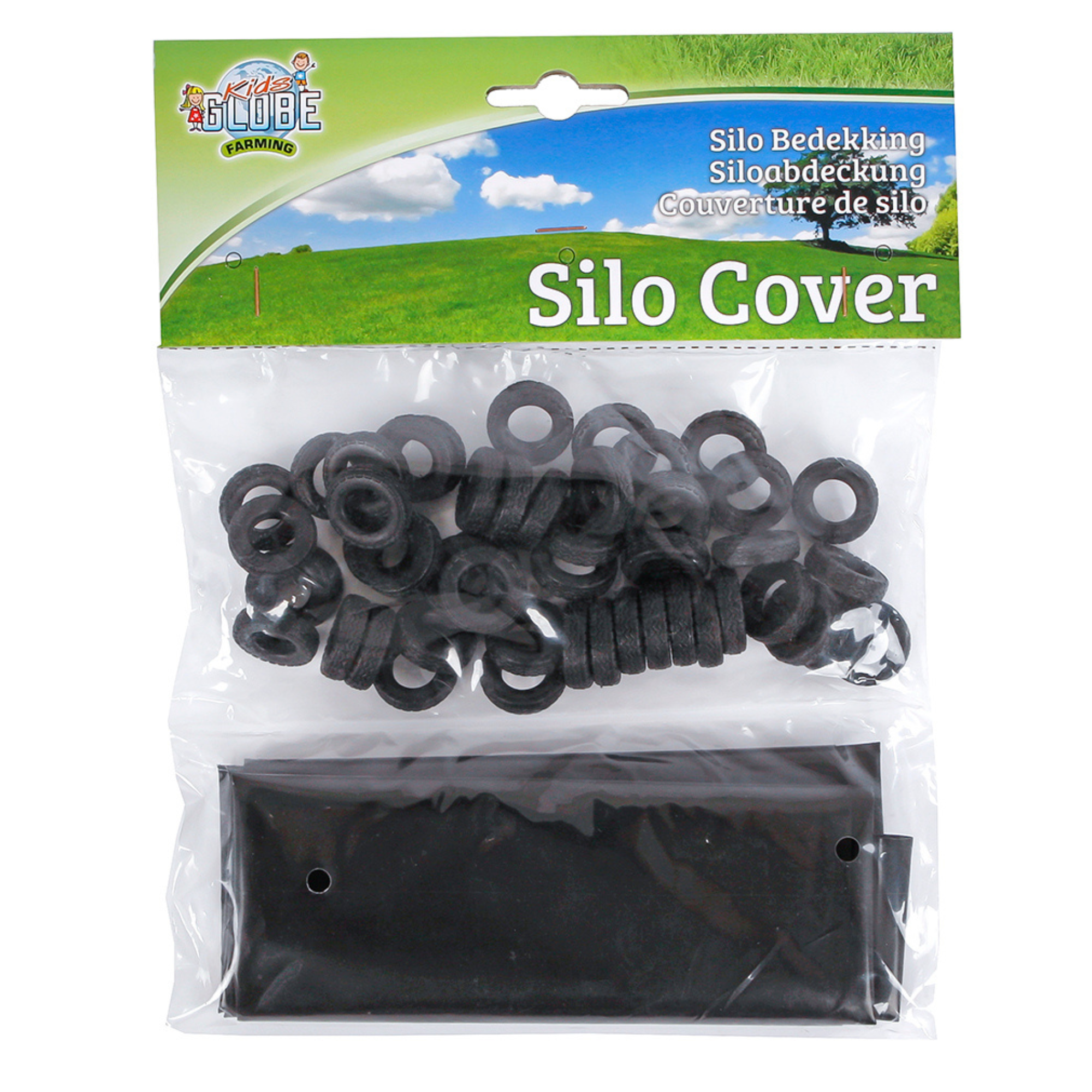Toy Silo Cover and 50 Tyres