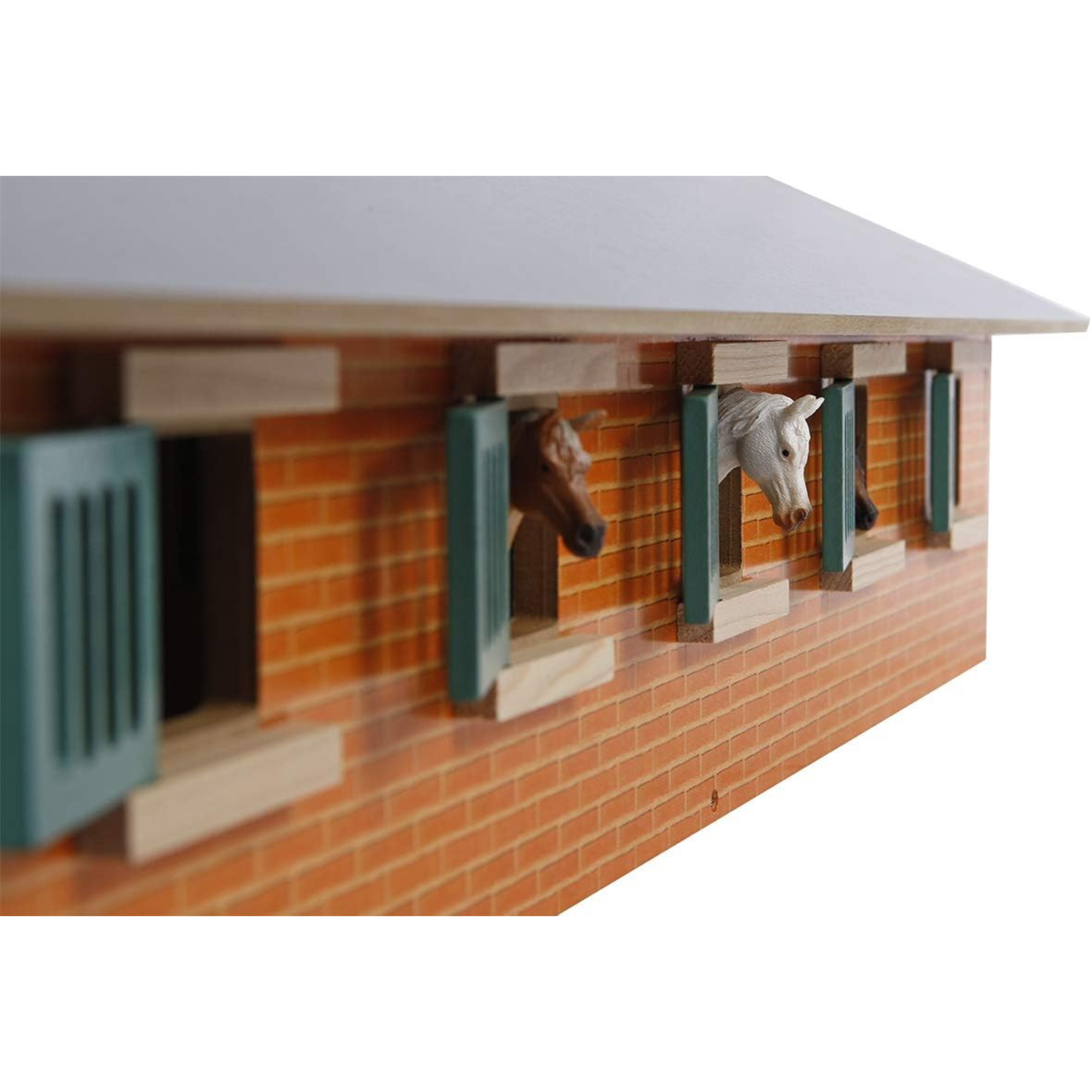 Kids Globe 610544 Wooden Horse Stable with 9 Stalls