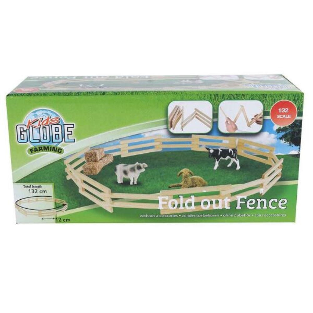 Kids Globe 1:32 Wooden Corral Fence – 132cm