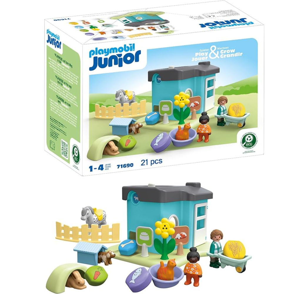 Playmobil Junior: Animal Home with Treat Dispenser
