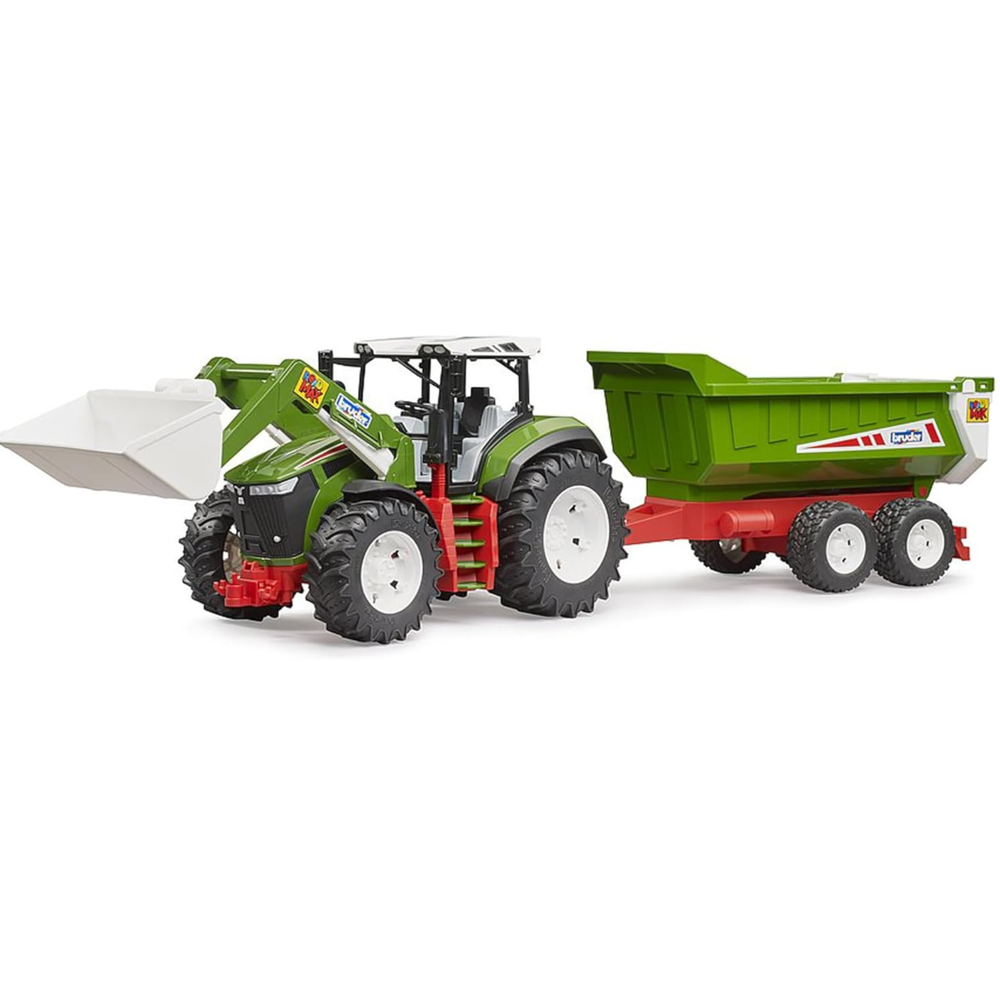 Roadmax Tractor with Frontloader & Tipping Trailer
