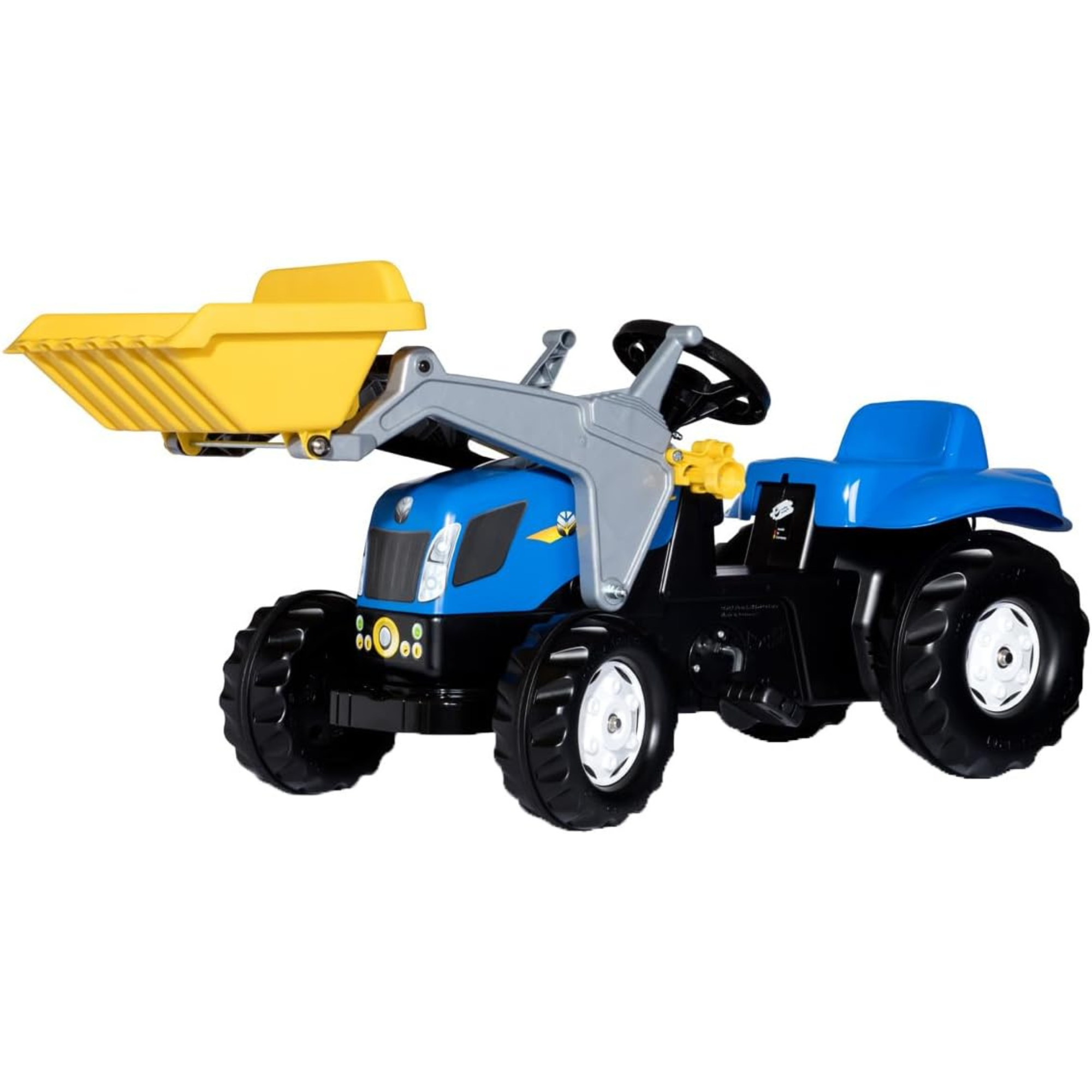 Rolly New Holland Pedal Tractor with Loader & Trailer