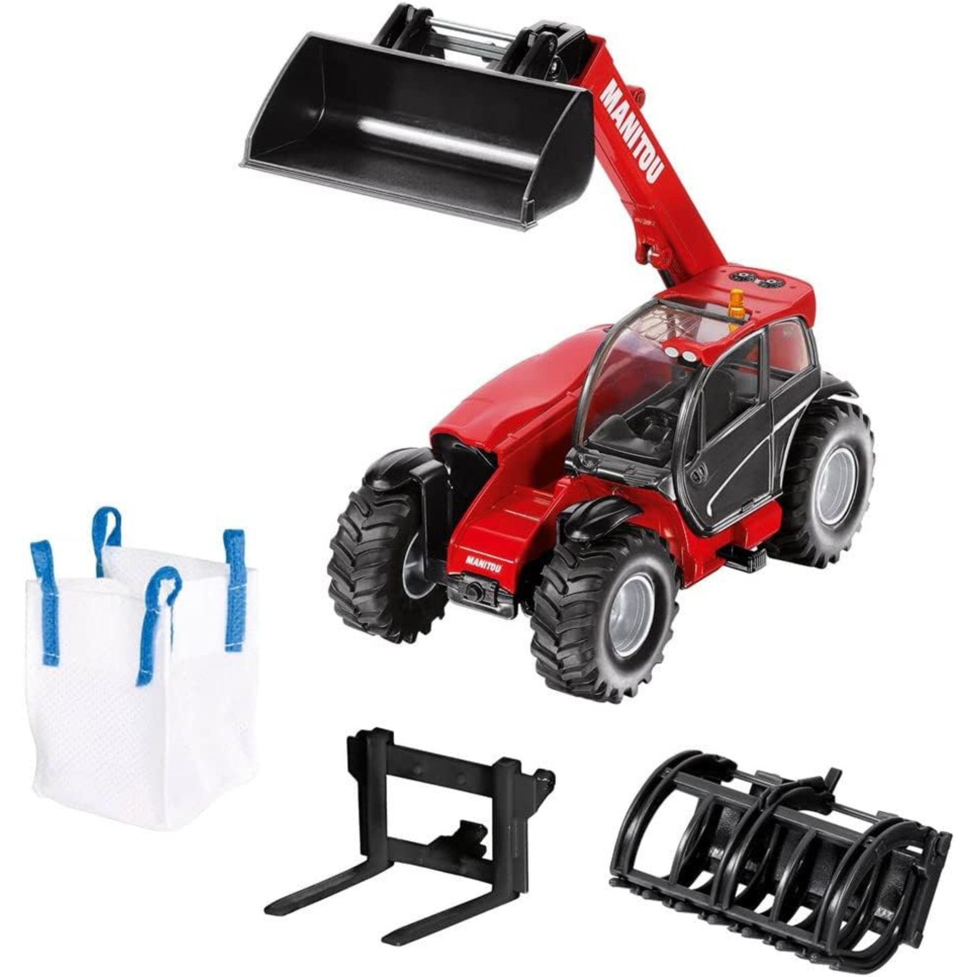 SIKU Manitou MLT840 Telehandler with Accessories