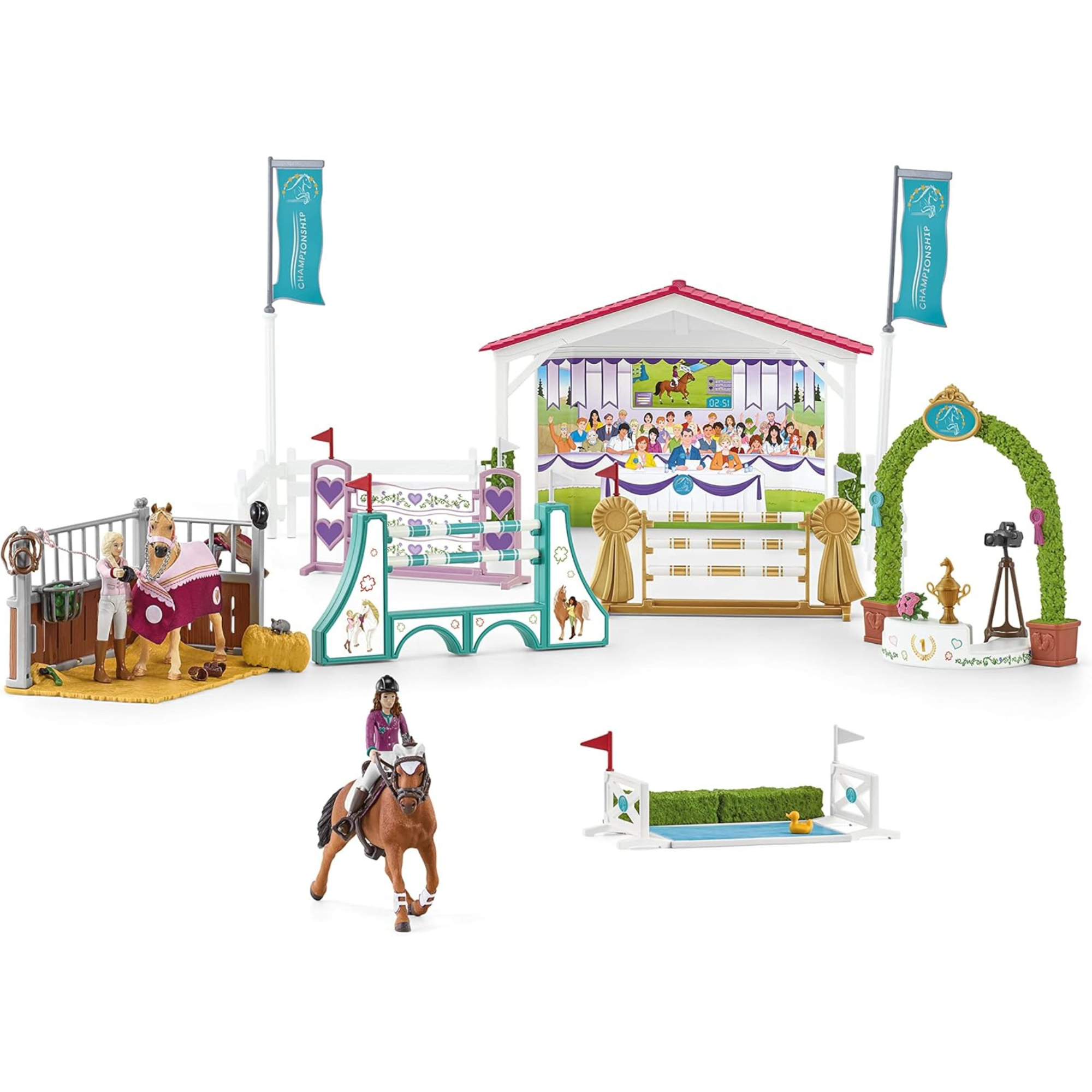 Schleich Horse Club Friendship Horse Tournament Playset