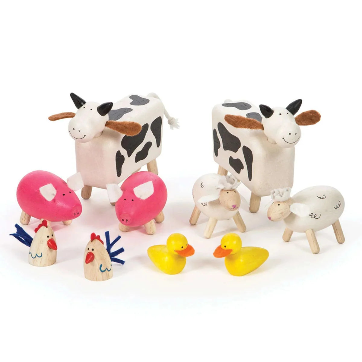 Wooden Oldfield Farm with Animals