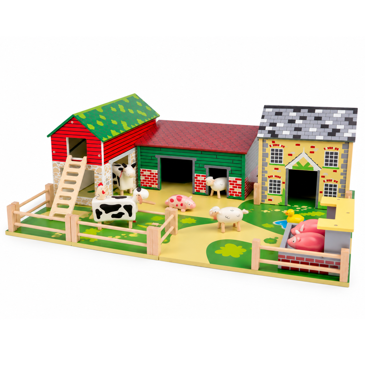 Tidlo Wooden Oldfield Farm with Animals