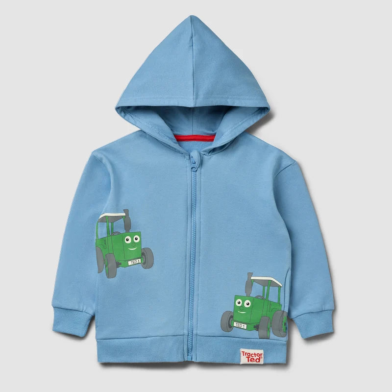 Tractor Ted Zip Through Hoodie