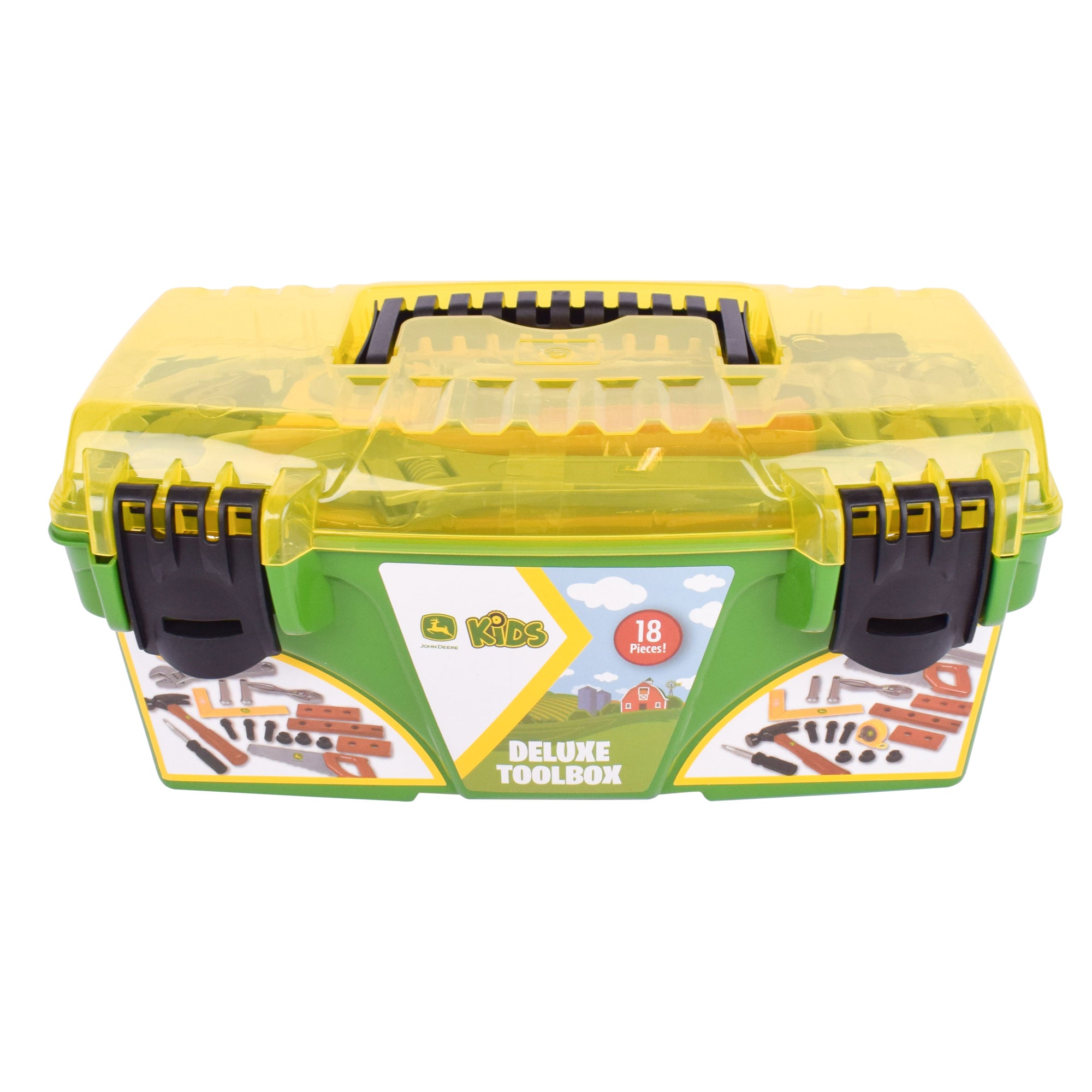 John Deere 18 Piece Deluxe Tool Box