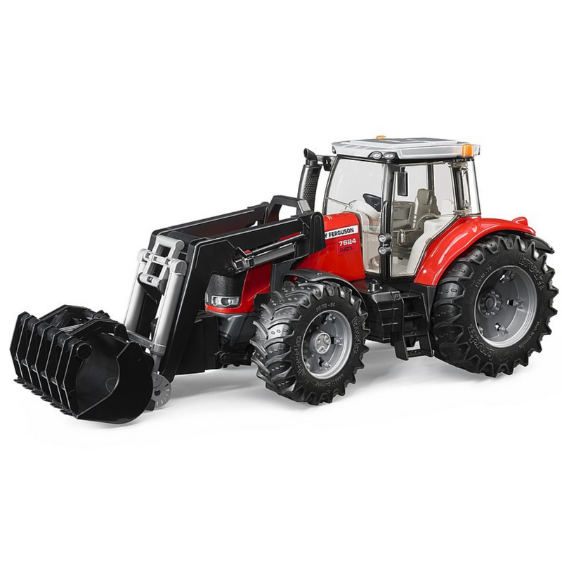    bruder toys Massey Ferguson 7624 Tractor with Frontloader