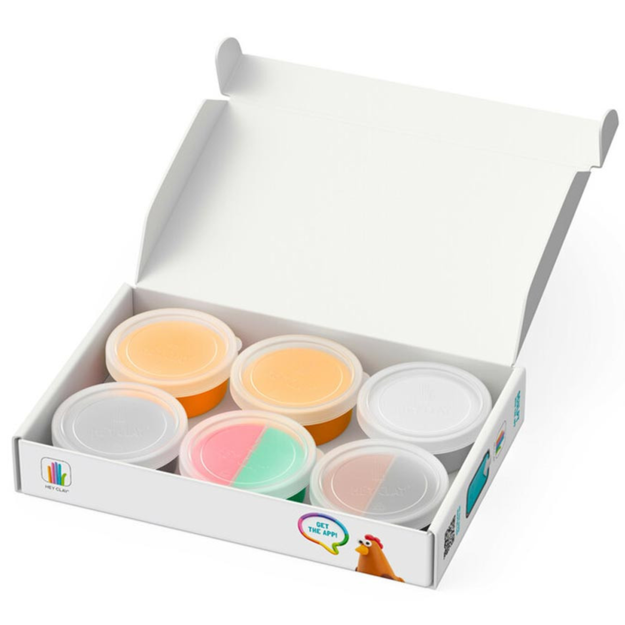 Hey Clay Modelling Farm Birds Set