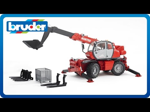 Bruder Toys Manitou MRT 2159 with Accessories Video