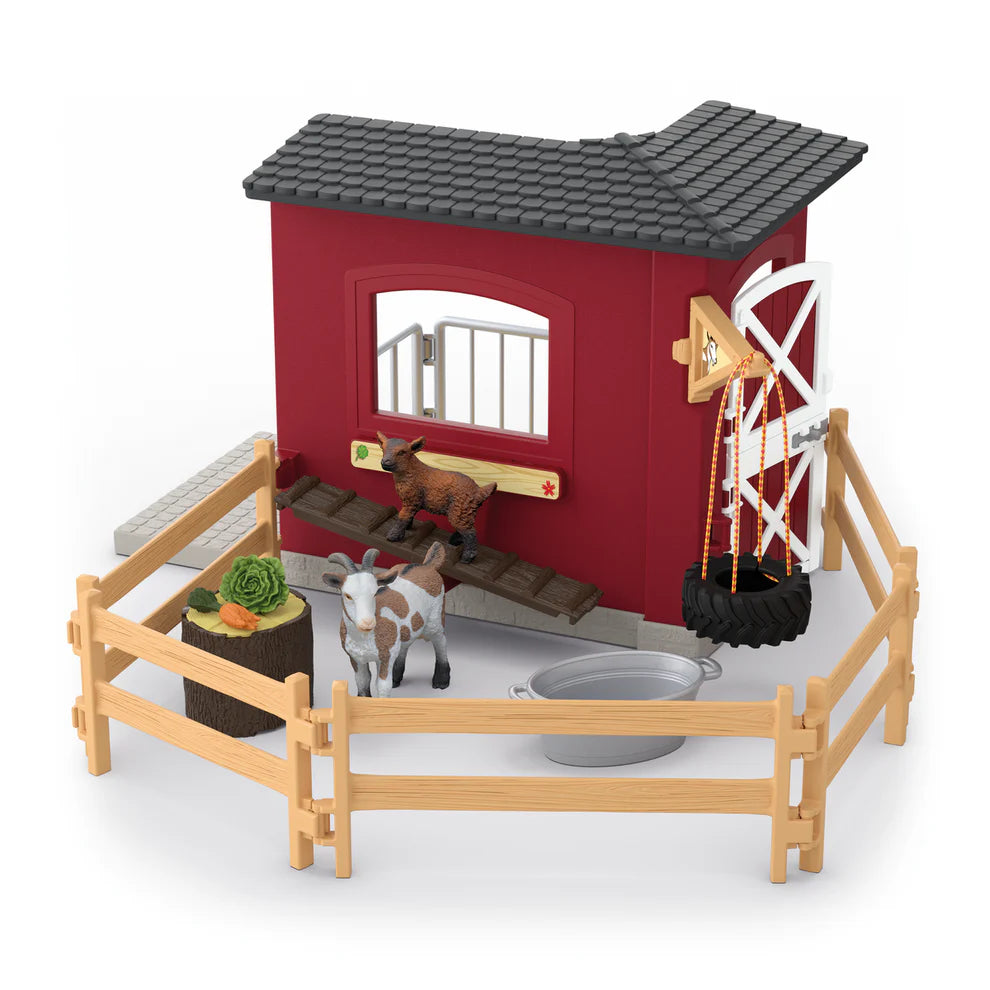 Schleich Goat Stable Playset