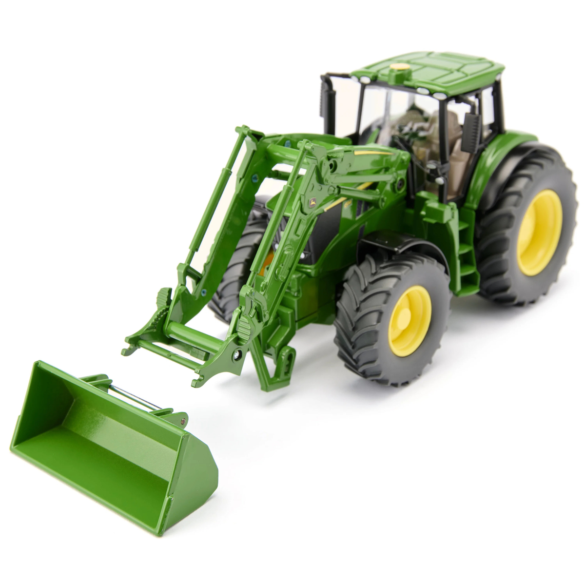 John Deere 6M 220 with Front Loader tractor toy
