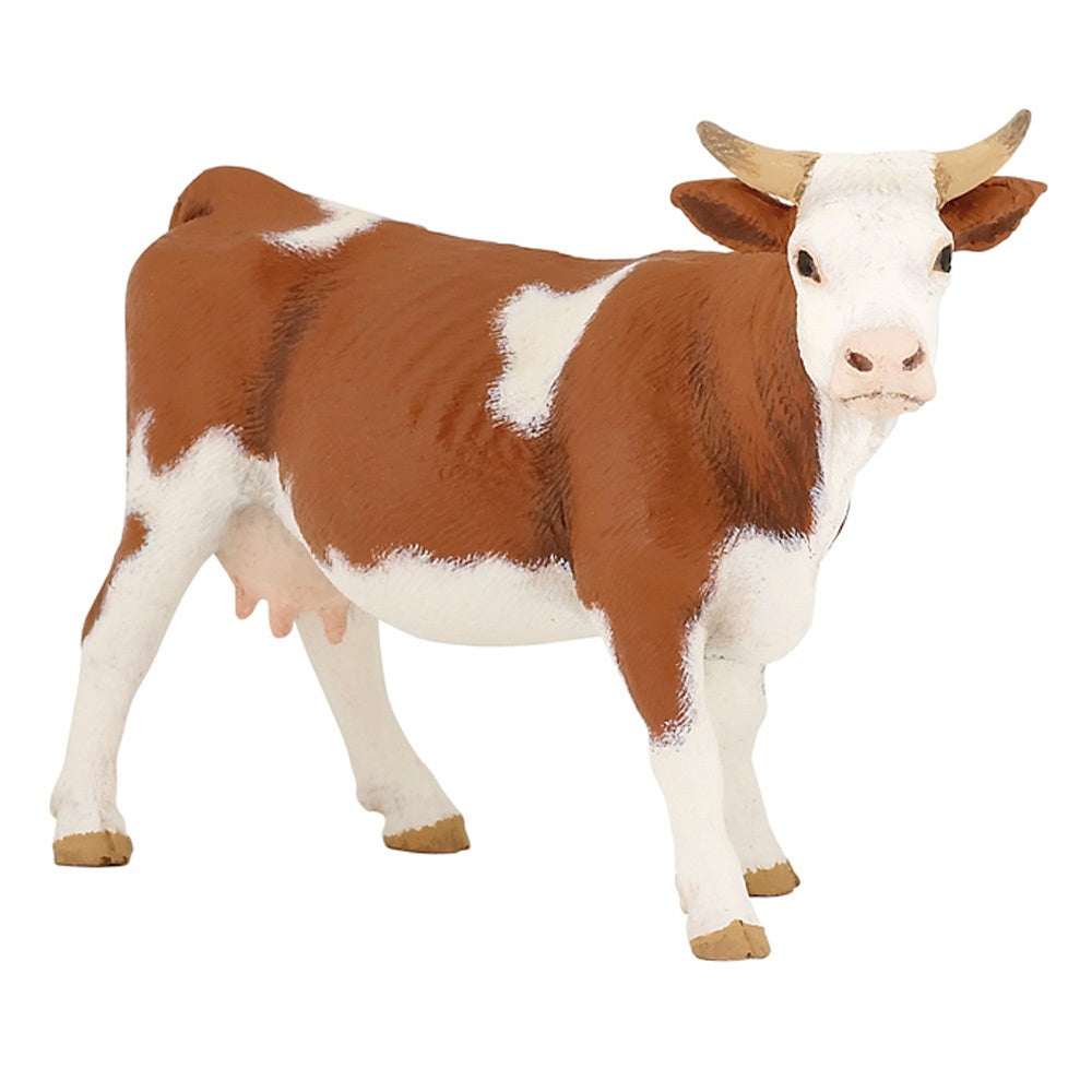 Papo 51133 Brown & white Simmental cow