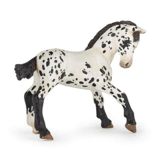 Papo 51540 Black Appaloosa Foal Model Toy