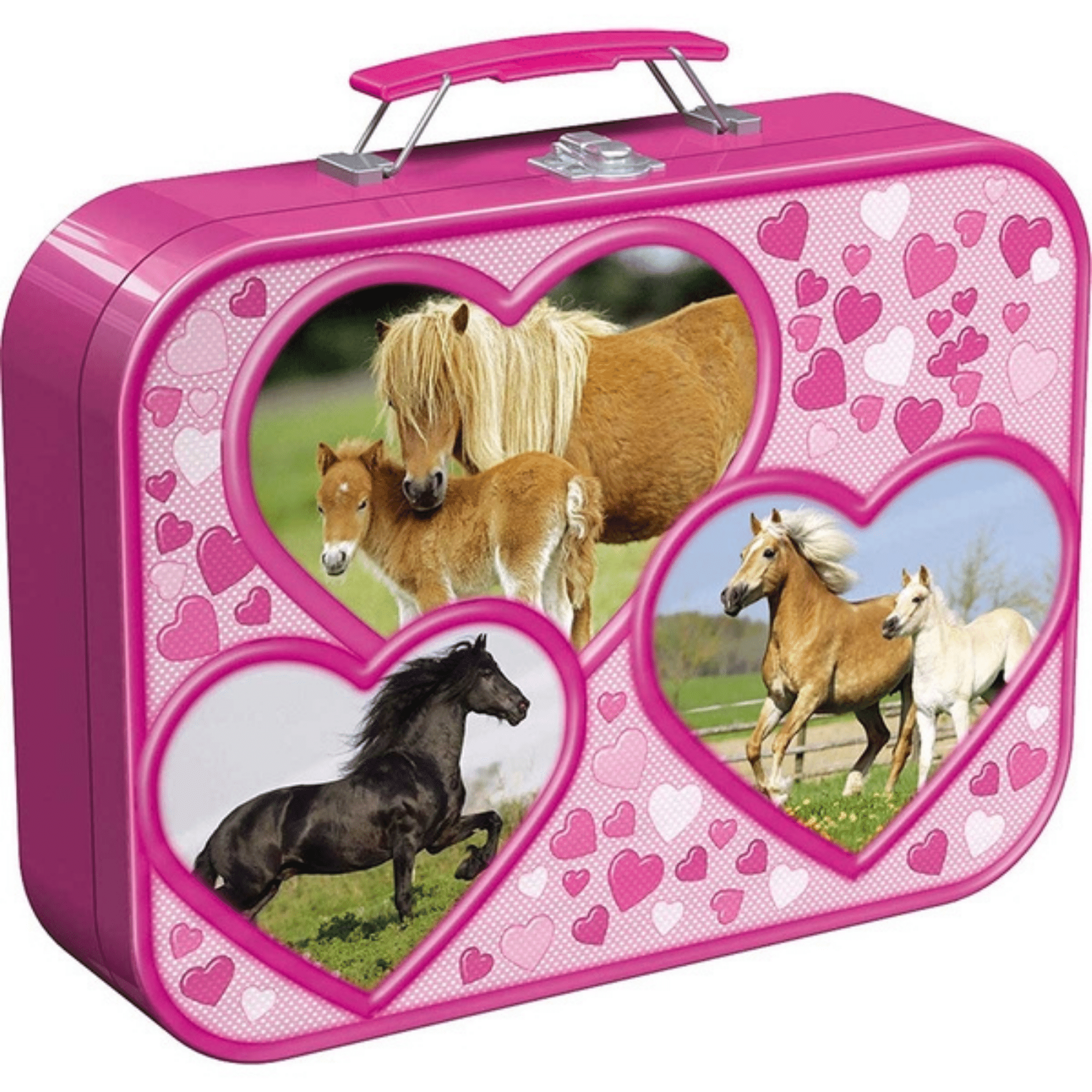 4 in 1 Keepsake Tin I Love Horses Jigsaw Puzzle