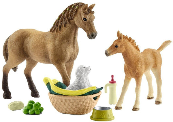 Horse Club Sarah's Baby Animal Care (Schleich) [42432]