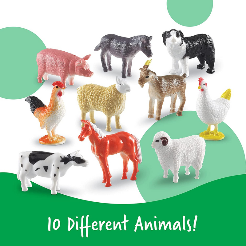 Learning Resources 60 Farm Animal Counters