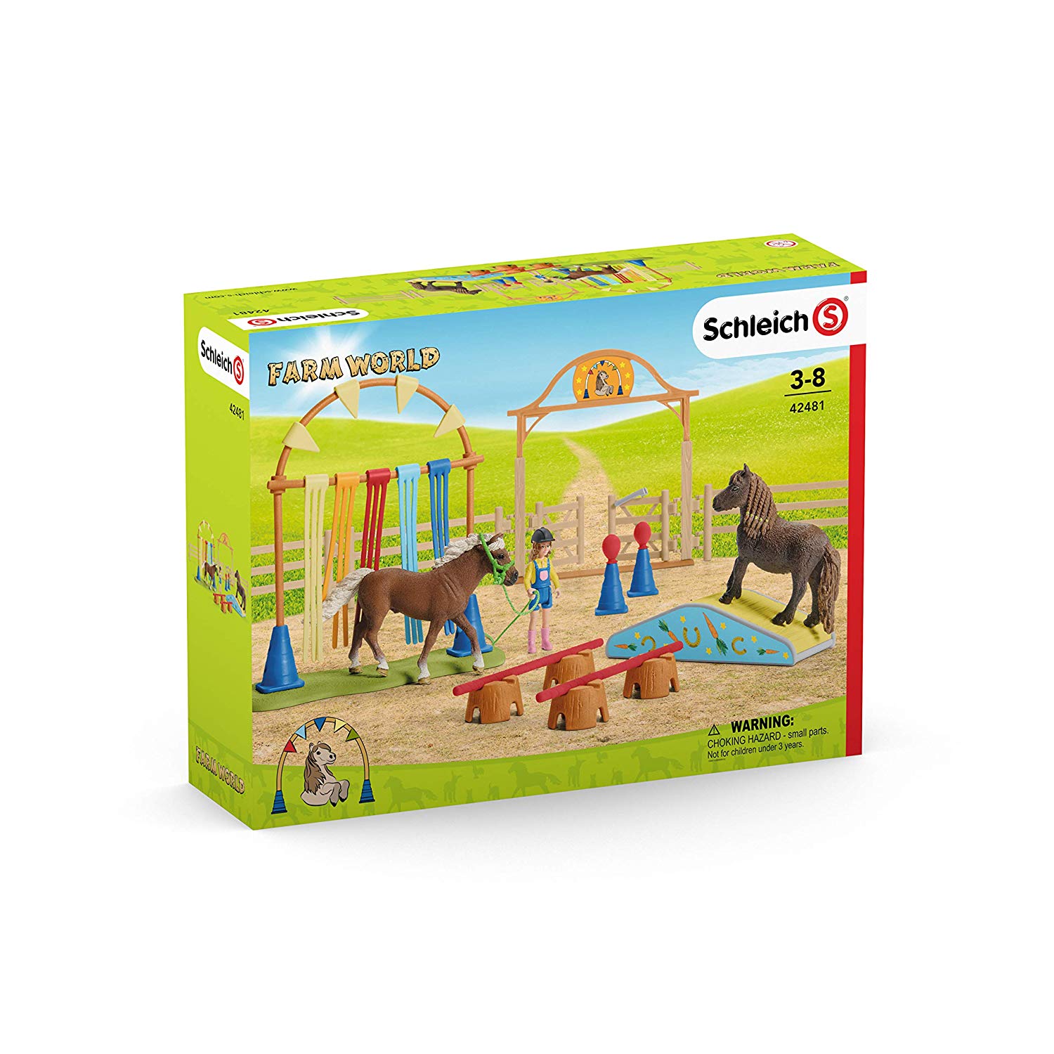 SCHLEICH 42481 Farm World Pony Agility Training - Giochi e Prodotti per l'Età Evolutiva SCHLEICH 42481 Farm World Pony Agility Training - Giochi e Prodotti per l'Età Evolutiva