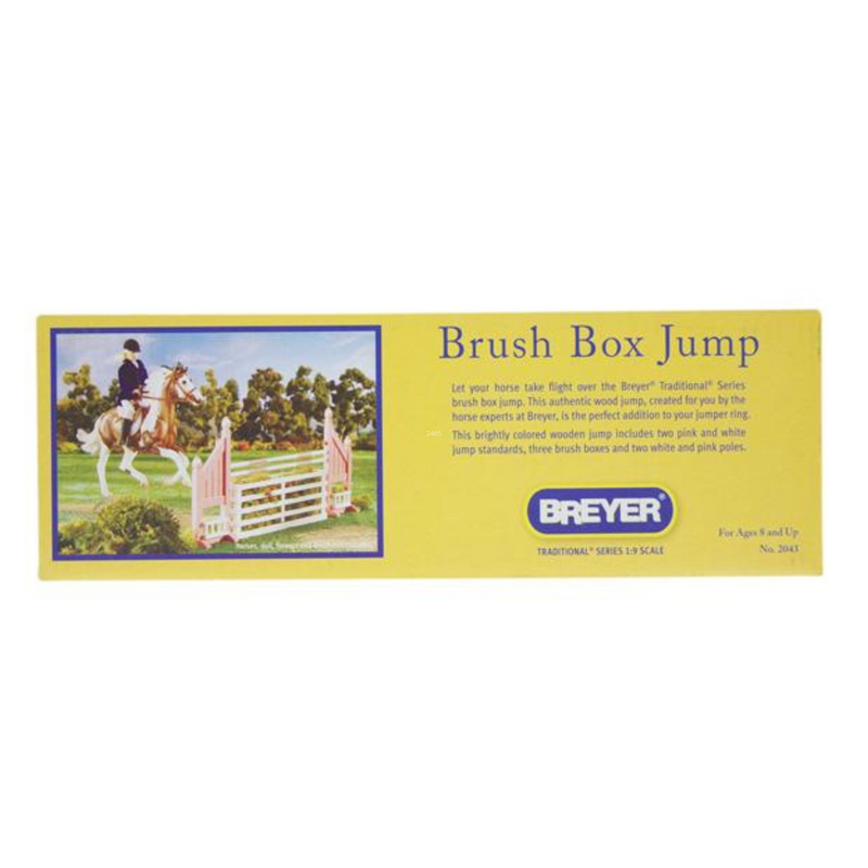 Breyer Traditional Brush Box Jump 2043 Scale 1:9