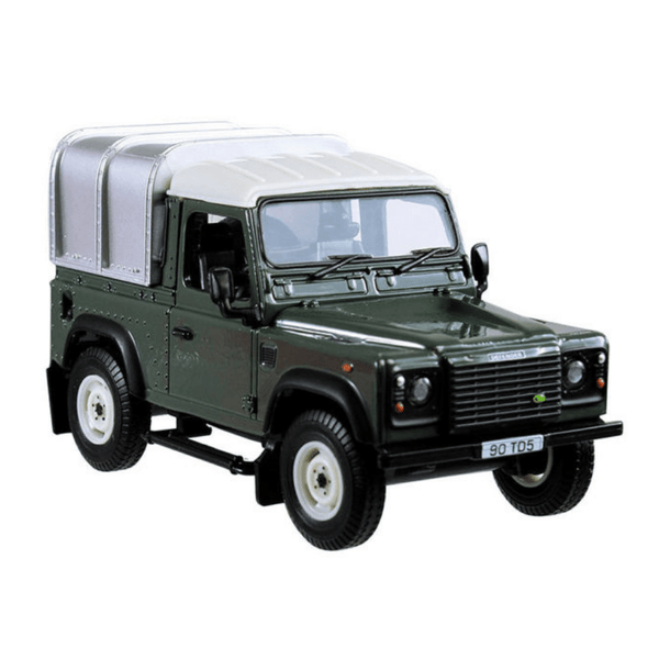 Britains Green Land Rover Defender 90 with Canopy 42732A1