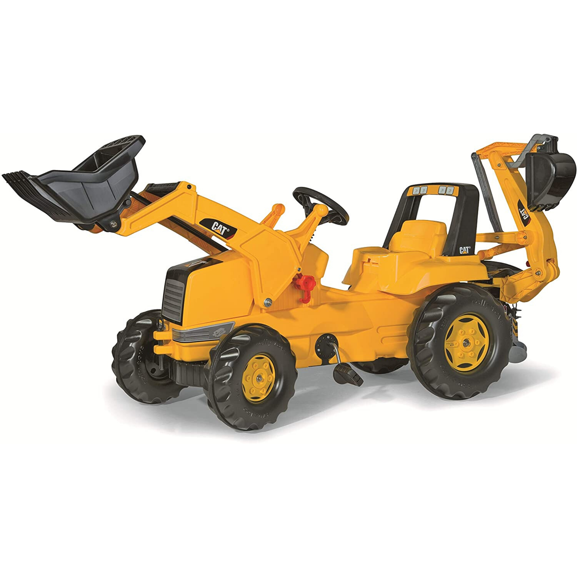 Rolly CAT Tractor With Frontloader & Rear Excavator