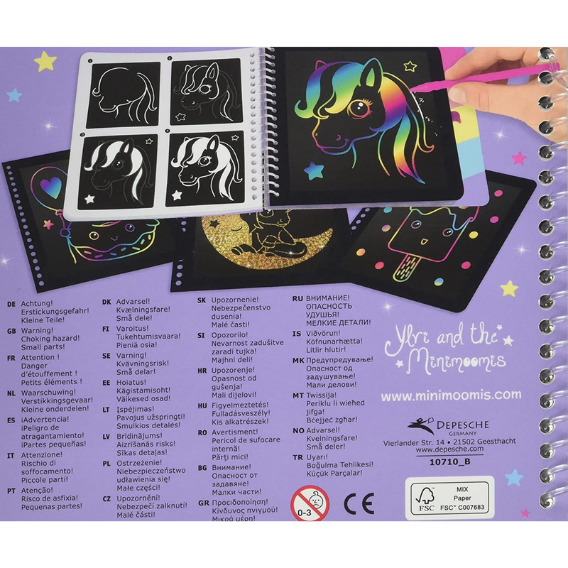 Depesche Unicorn Magic Scratch Book