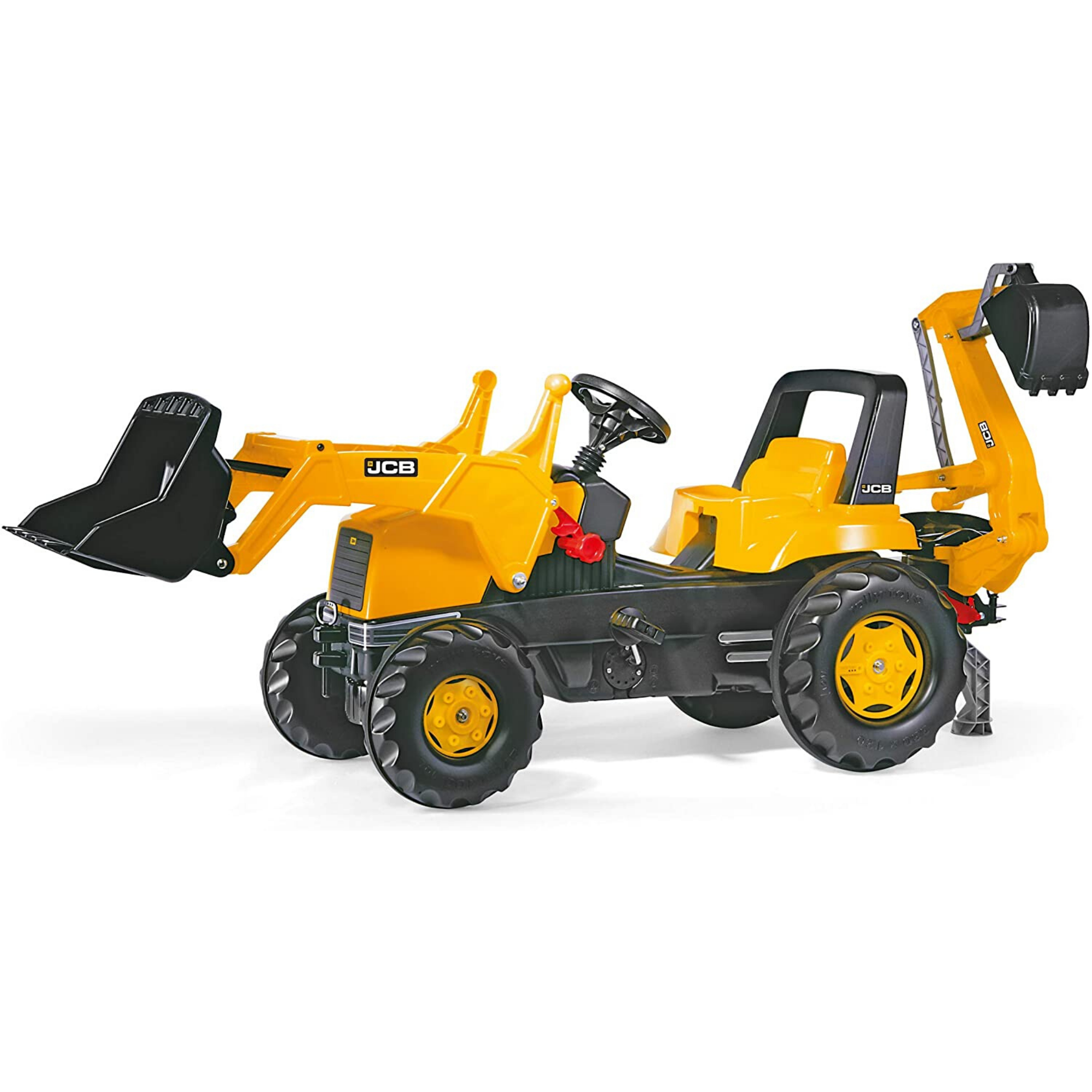 JCB Kids Tractor With Frontloader & Rear Excavator