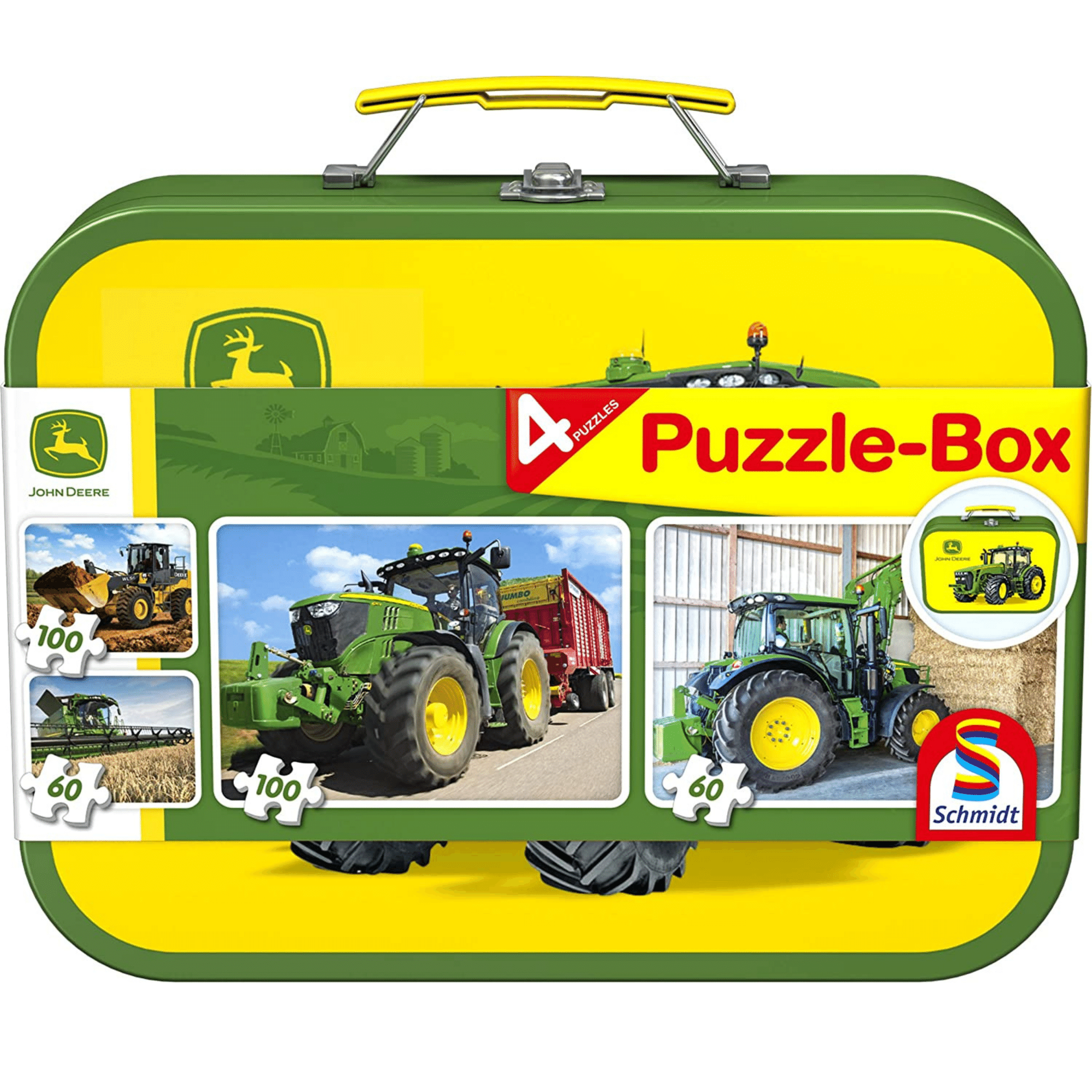 John Deere 4 in 1 Puzzle Box