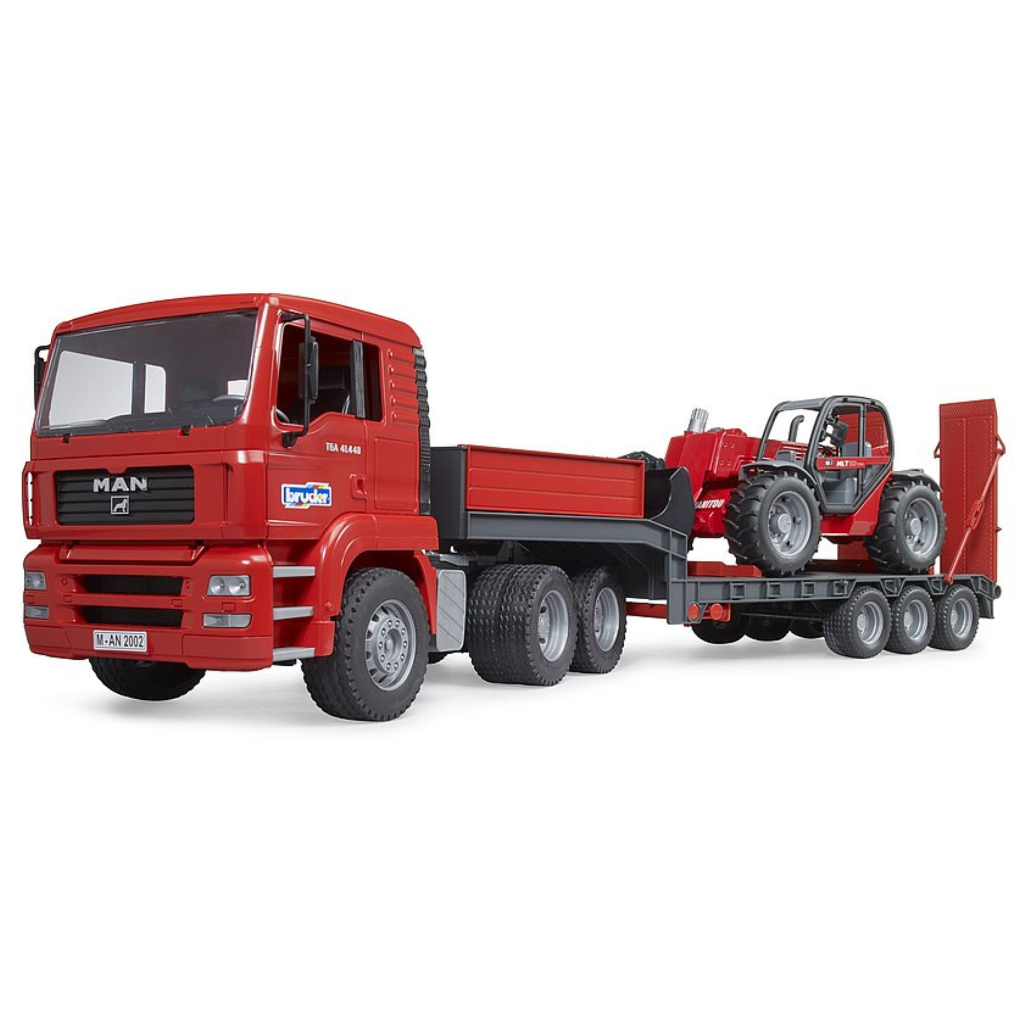 Bruder Low Loader with Manitou 02774