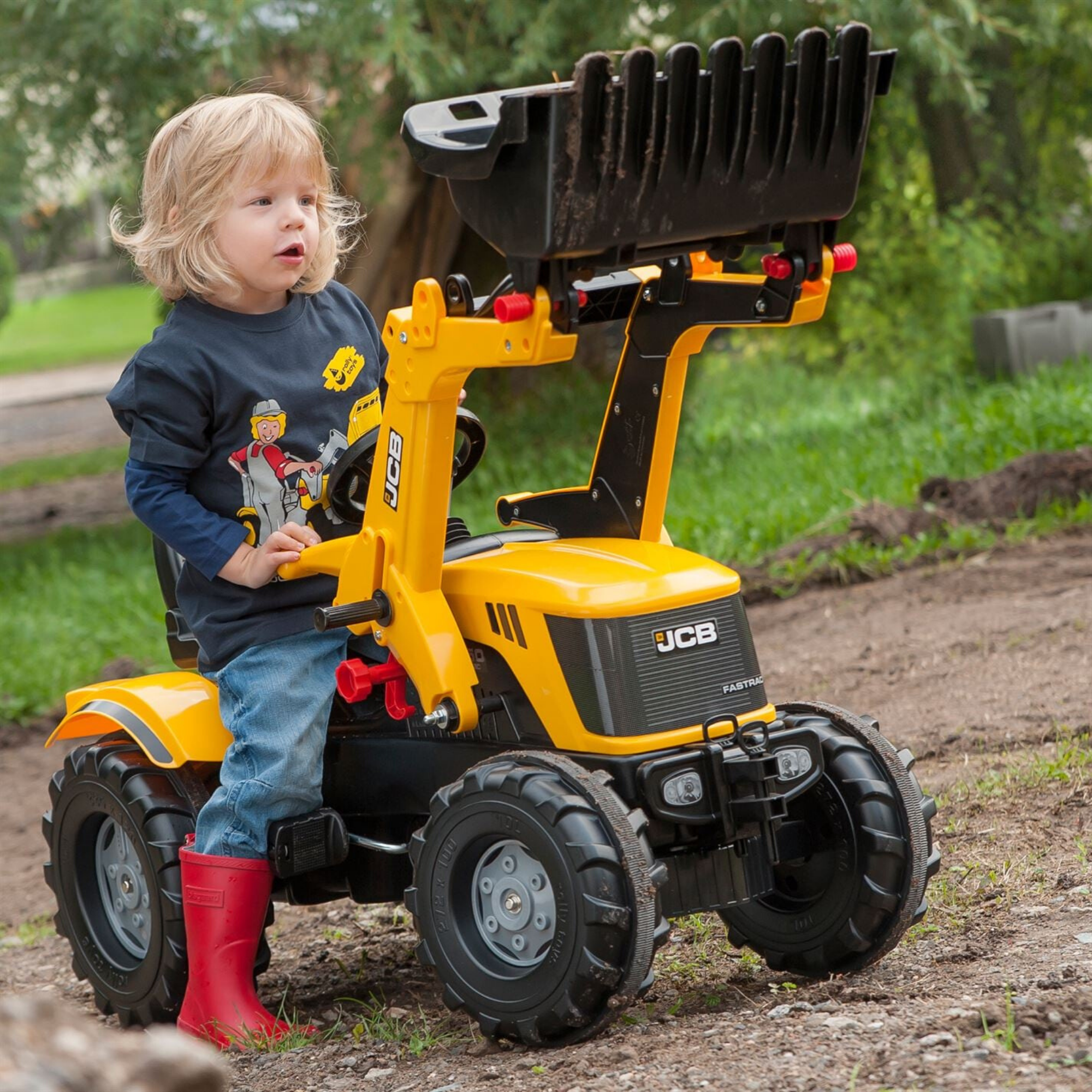 JCB 8250 V-Tronic Kids Tractor With Frontloader