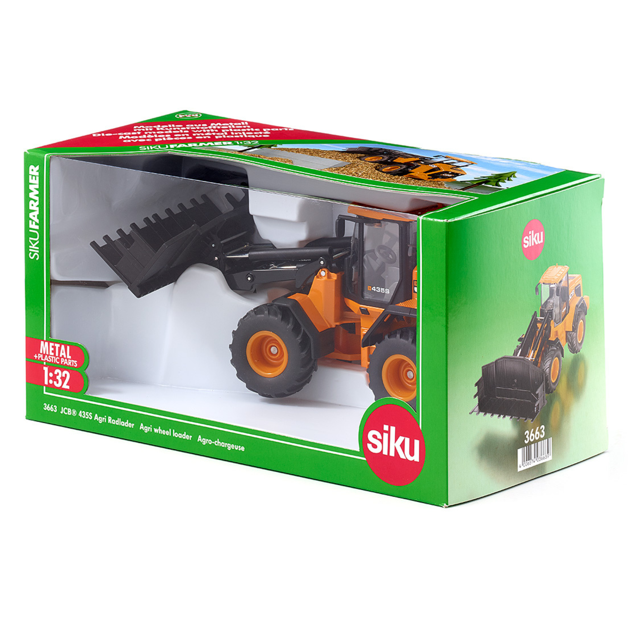 Siku Toy JCB Agri wheeled loader 435S